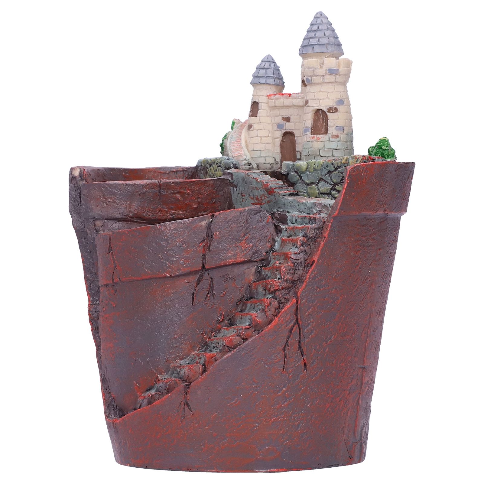 Succulent Plants Flowerpot Resin Mini House Flower Planter Container Home Decor view 5