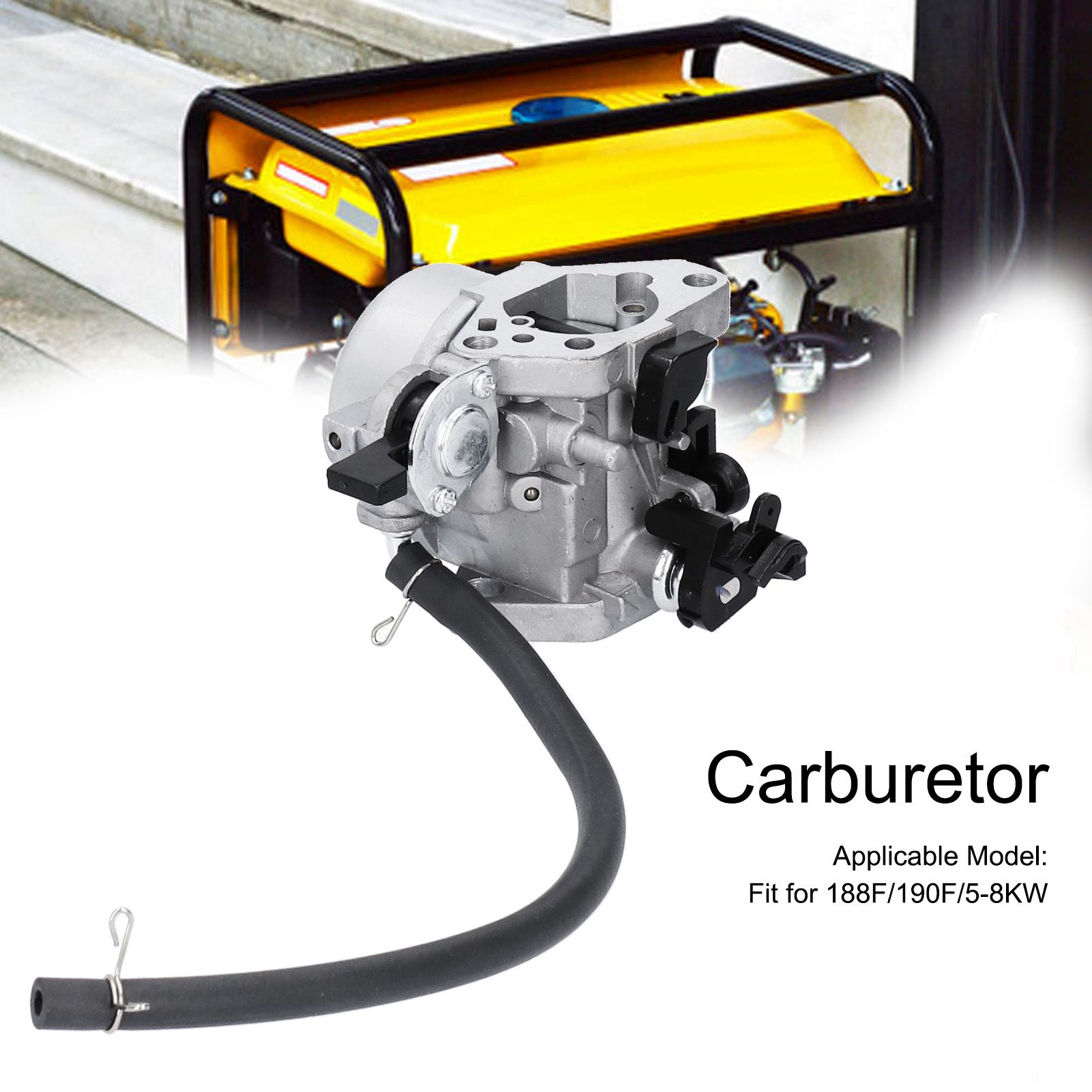 Gasoline Generator Carburetor Carb Replacement Universal Accessory Fit for view 12