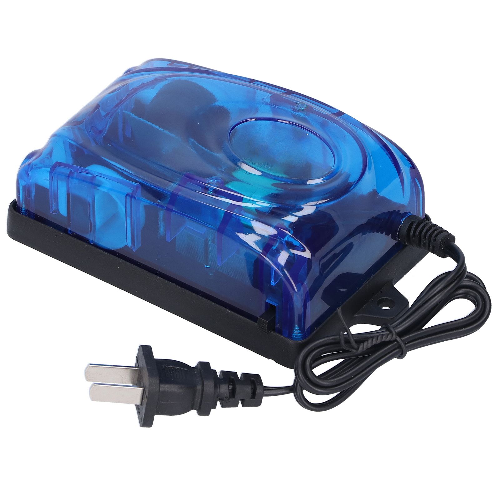 Powerful Fish Tank Air Pump Quiet Operation Double Outlets with Bubble Stone