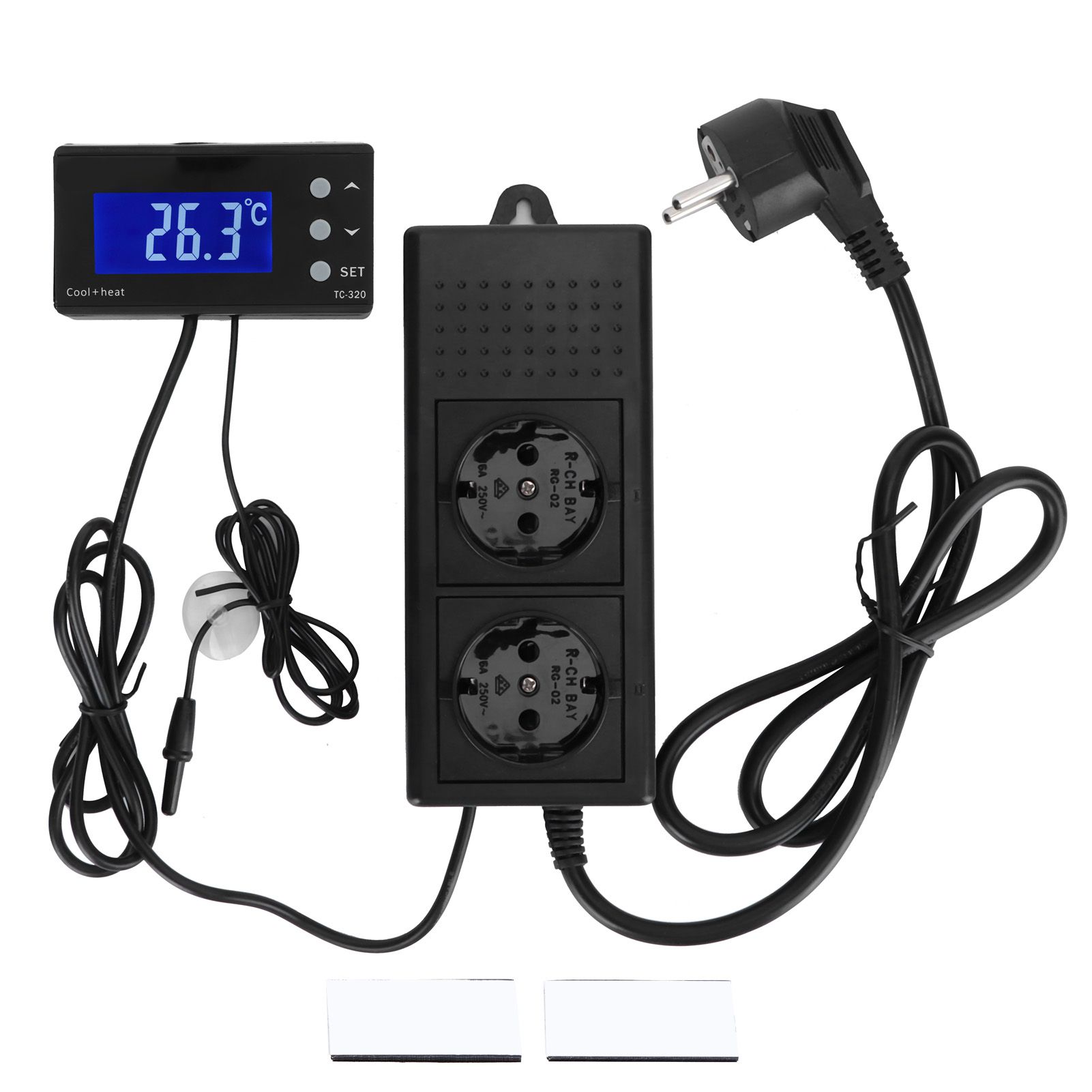 Temperature Controller Thermostat Digital Aquarium Incubator Regulator Controller view 2