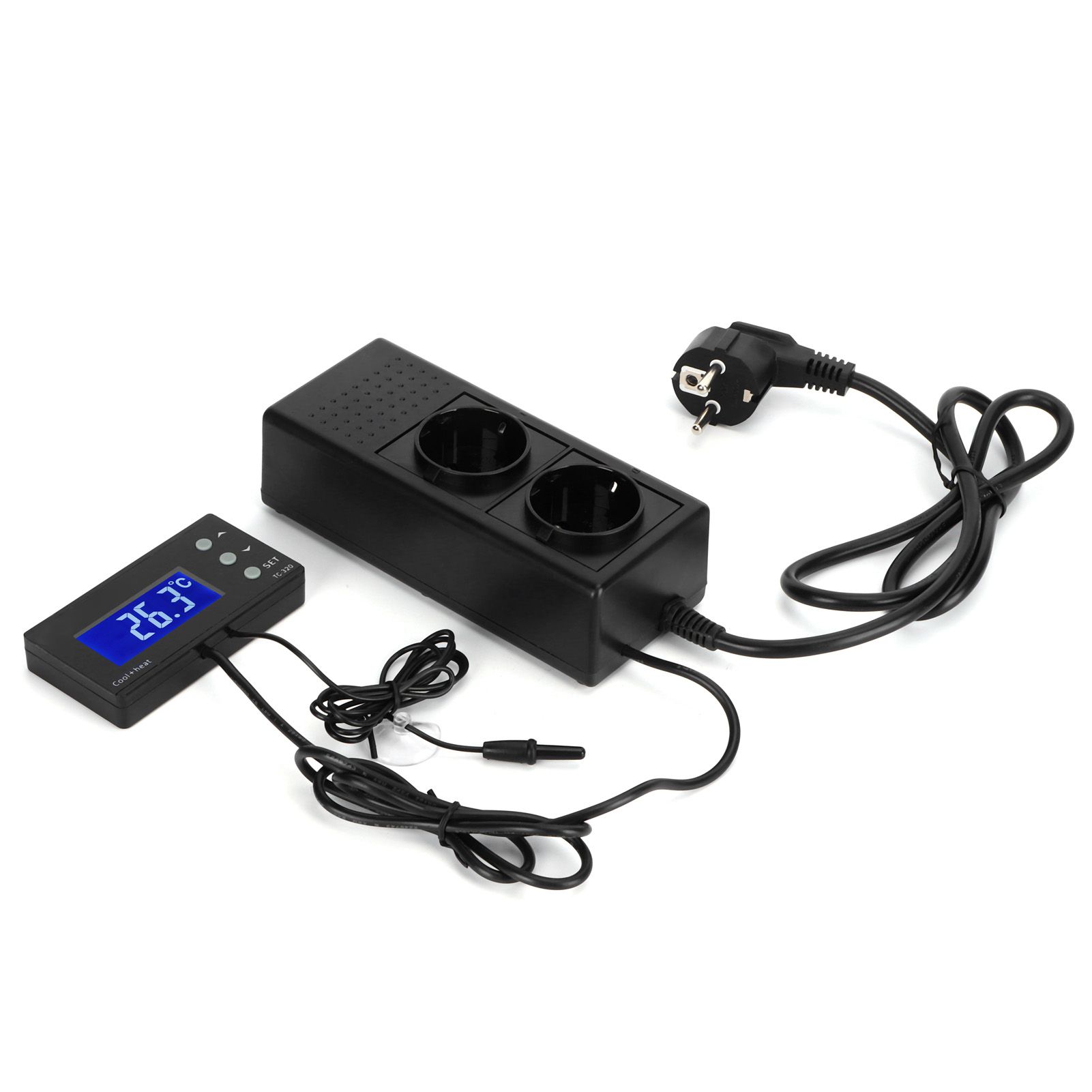 Temperature Controller Thermostat Digital Aquarium Incubator Regulator Controller view 6