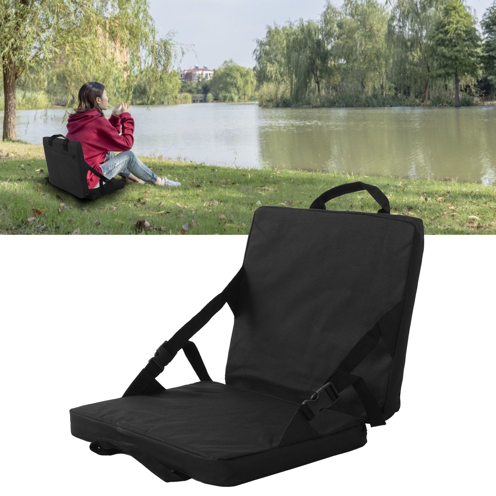 Folding Cushion Outdoor Portable Adjustable Camping Cushion Chair with view 10