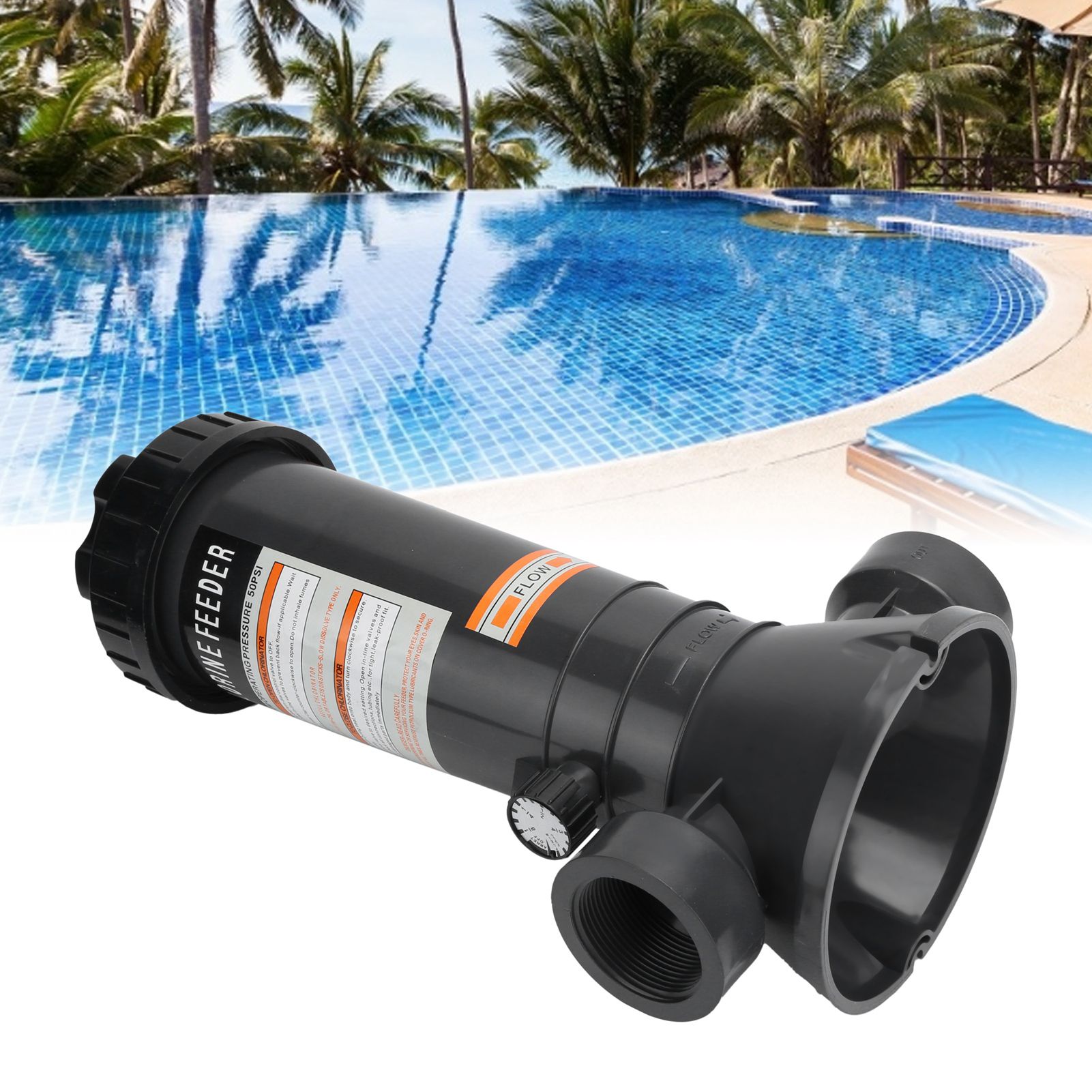 Pool Chlorine Feeder Automatic Chlorinator Chemical Dispenser Swimming Pool view 10