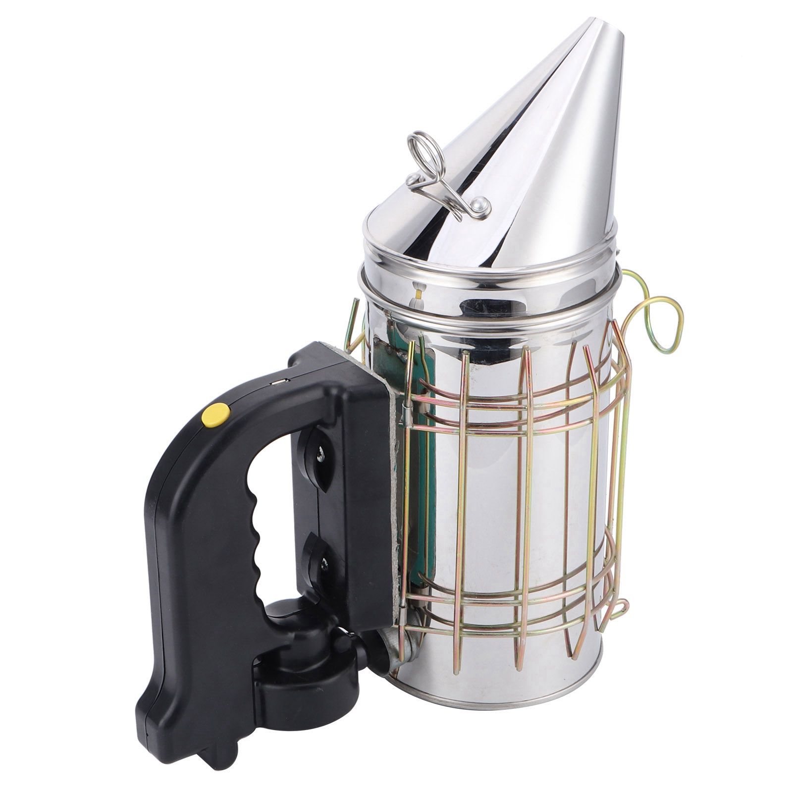 Electric Beehive Smoker 5V Stainless Steel with Heat Shield Handle Beekeeping
