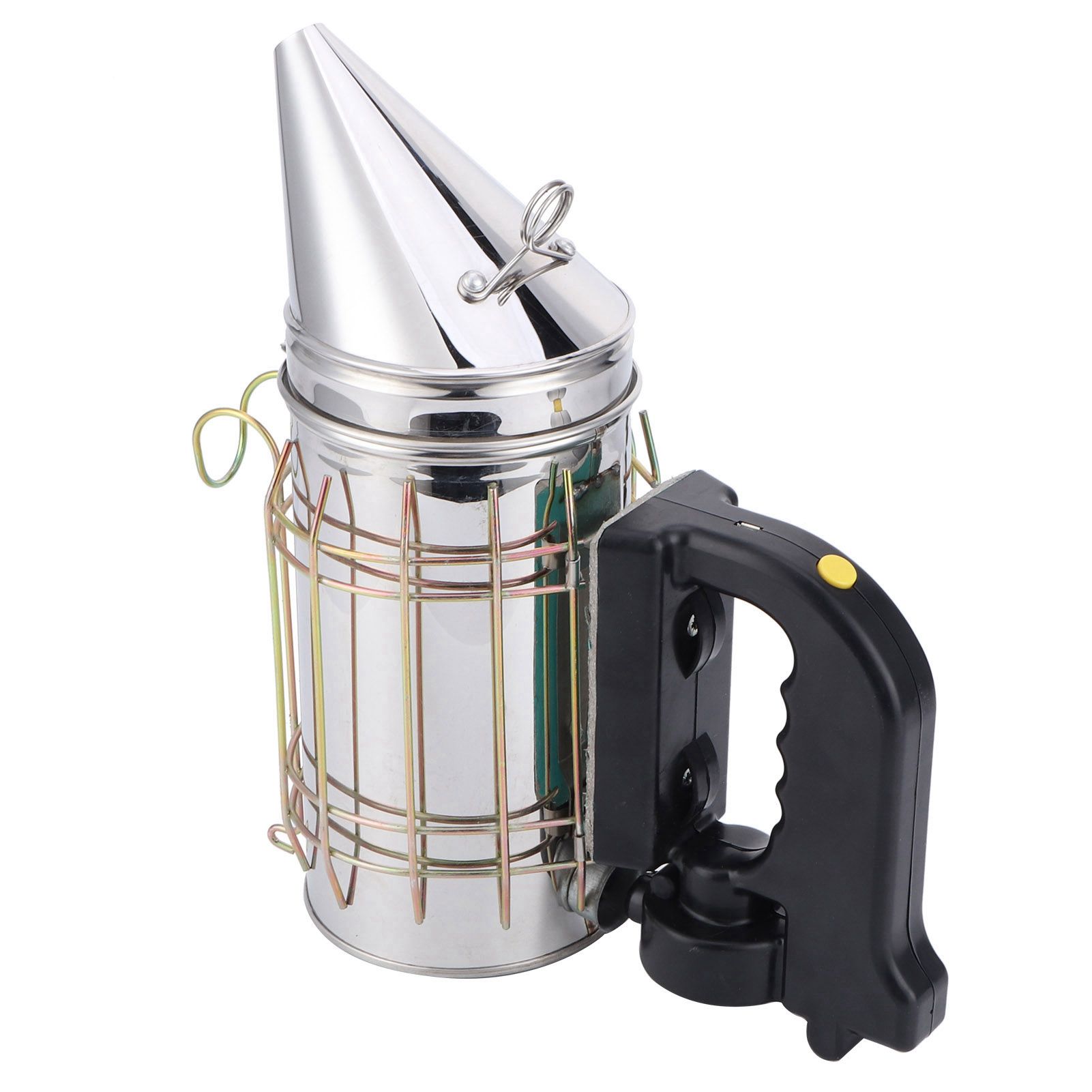 Electric Beehive Smoker 5V Stainless Steel with Heat Shield Handle Beekeeping view 3