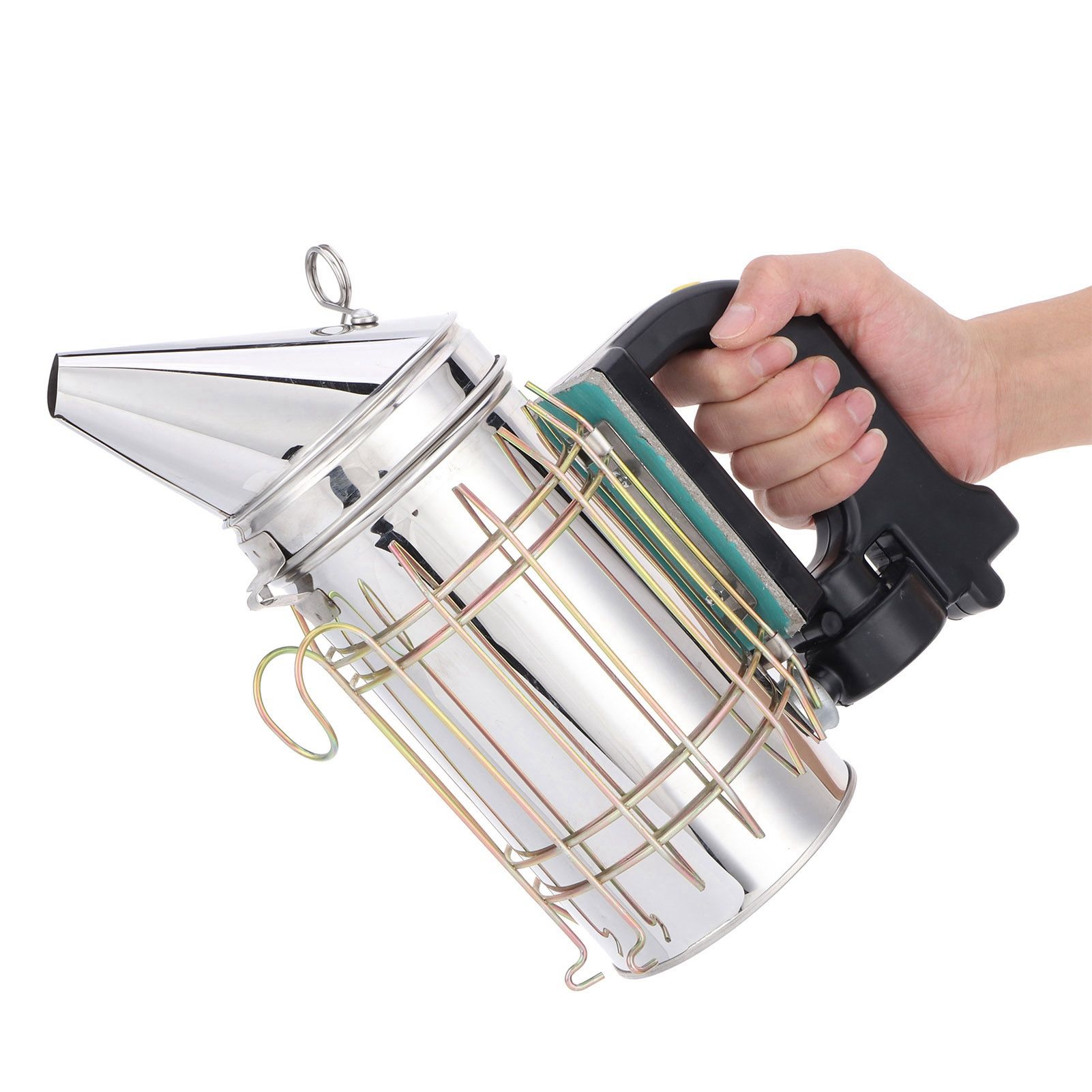 Electric Beehive Smoker 5V Stainless Steel with Heat Shield Handle Beekeeping view 8