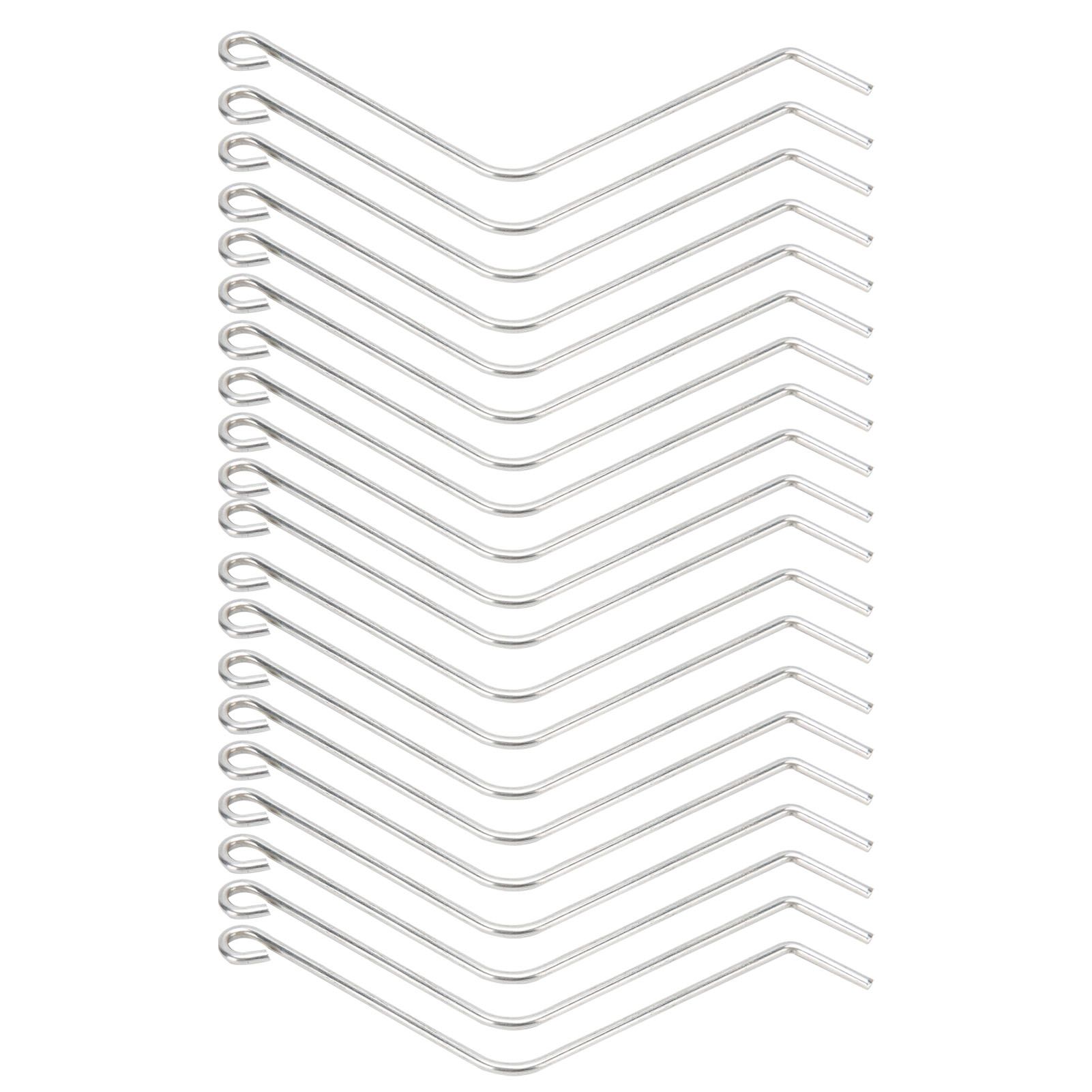 20PCS Stainless Steel Beehive Connectors Bend Wire Holder for Wooden Beehive