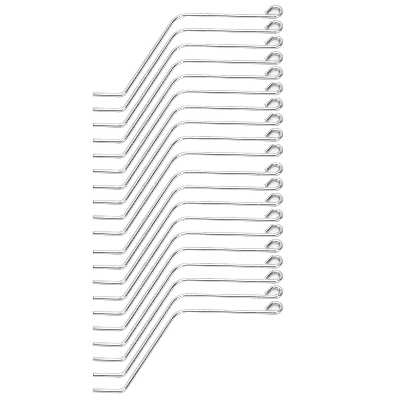 20PCS Stainless Steel Beehive Connectors Bend Wire Holder for Wooden Beehive view 6