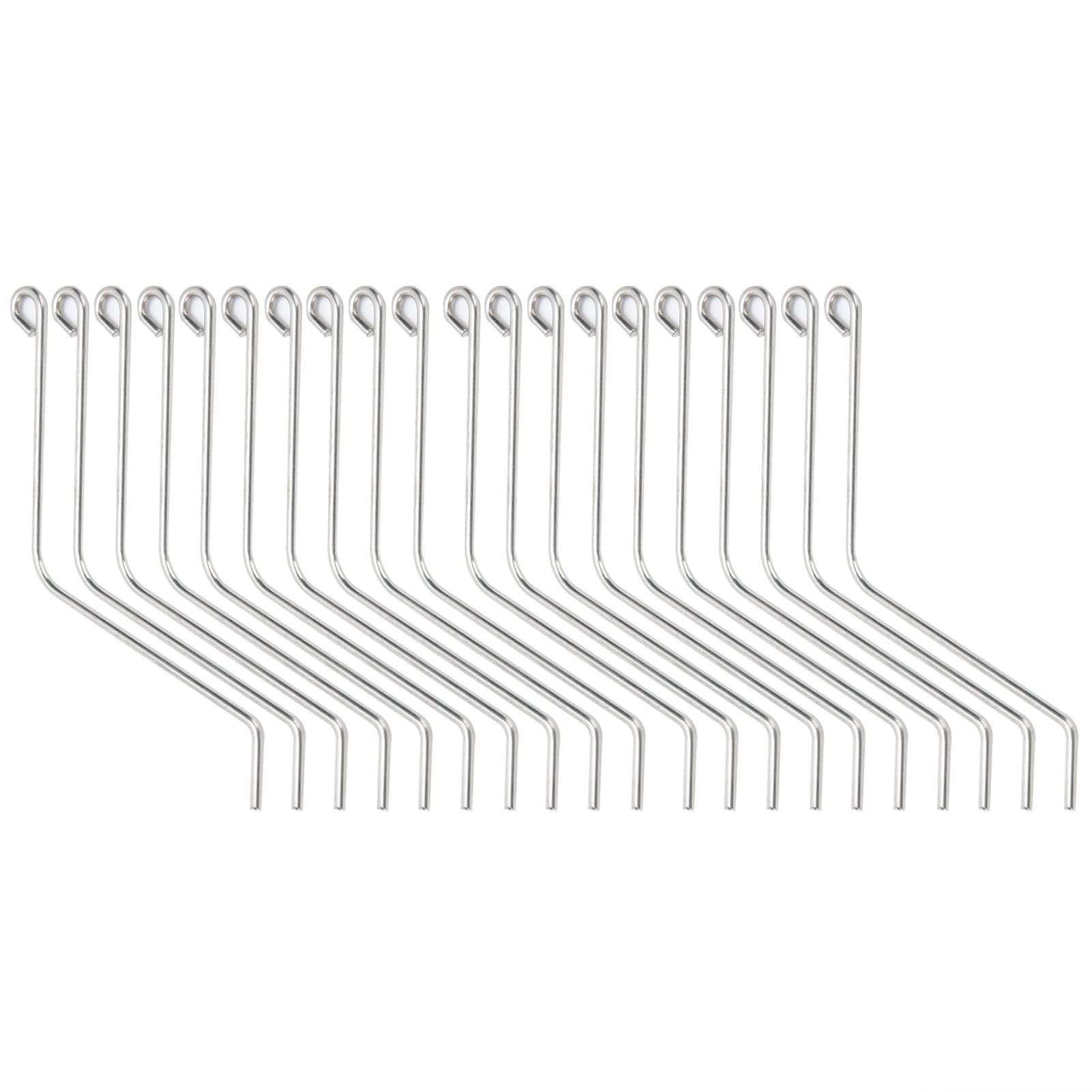 20PCS Stainless Steel Beehive Connectors Bend Wire Holder for Wooden Beehive view 7