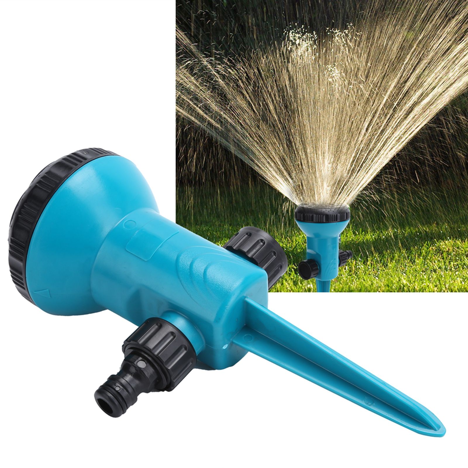 Ground Insert Type Lawn Water Sprinkler with 9 Modes Garden Irrigation view 9