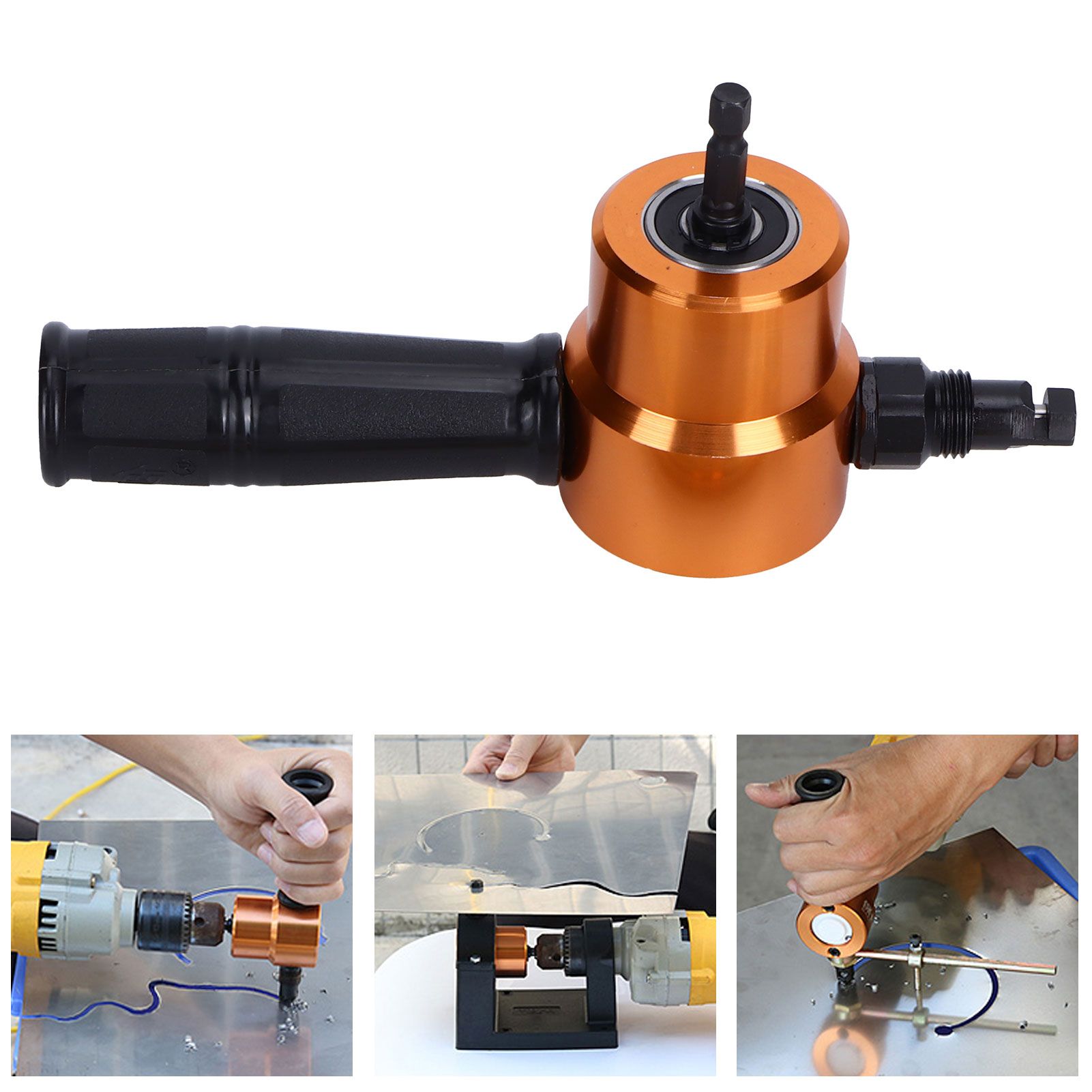 YT‑160AS 8Pcs/Set Double Head Sheet Metal Cutter Drill Electric Modified Parts view 9