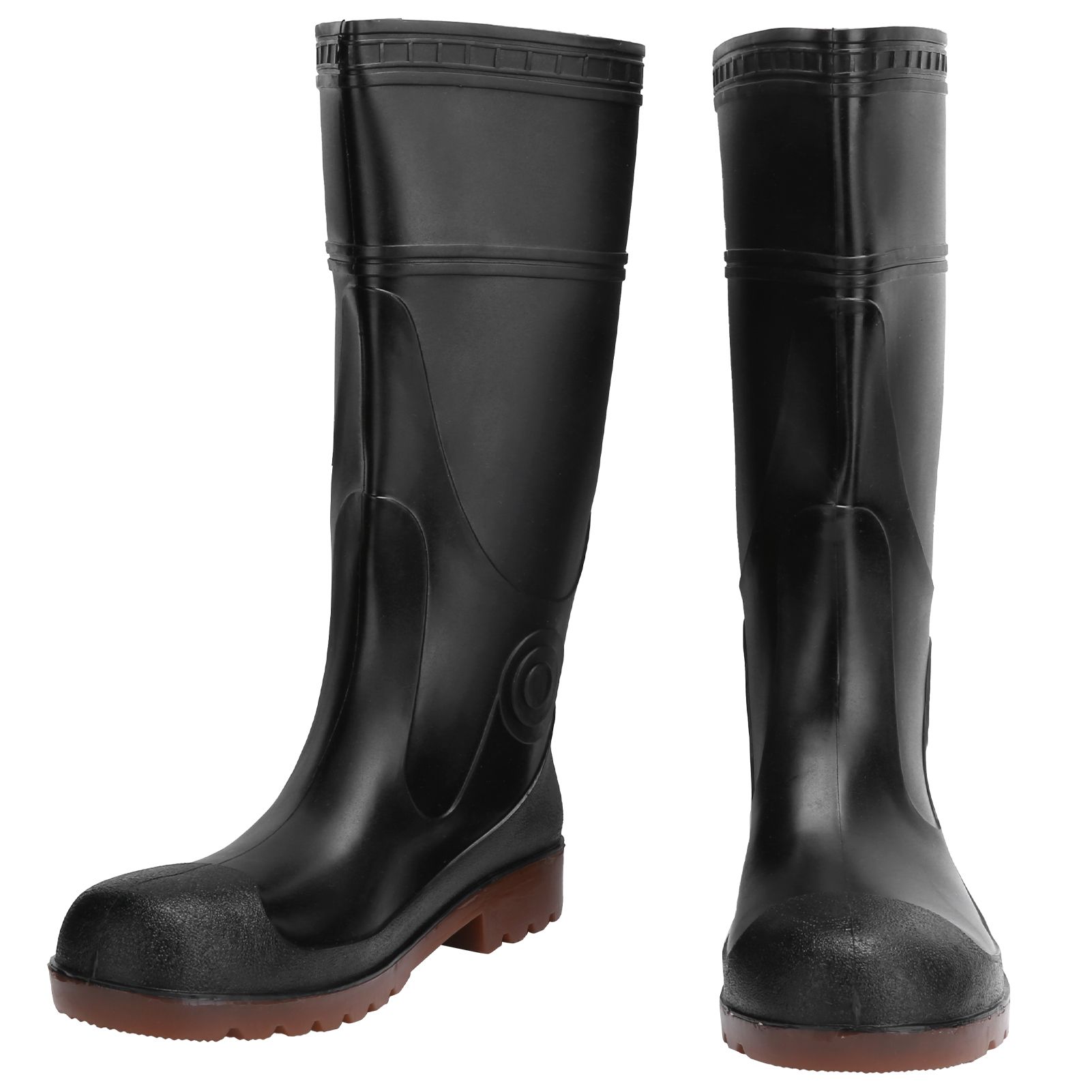 1 Pair Rain Boots PVC Non Slip Waterproof Safety Work Rain Shoes Footwear view 3