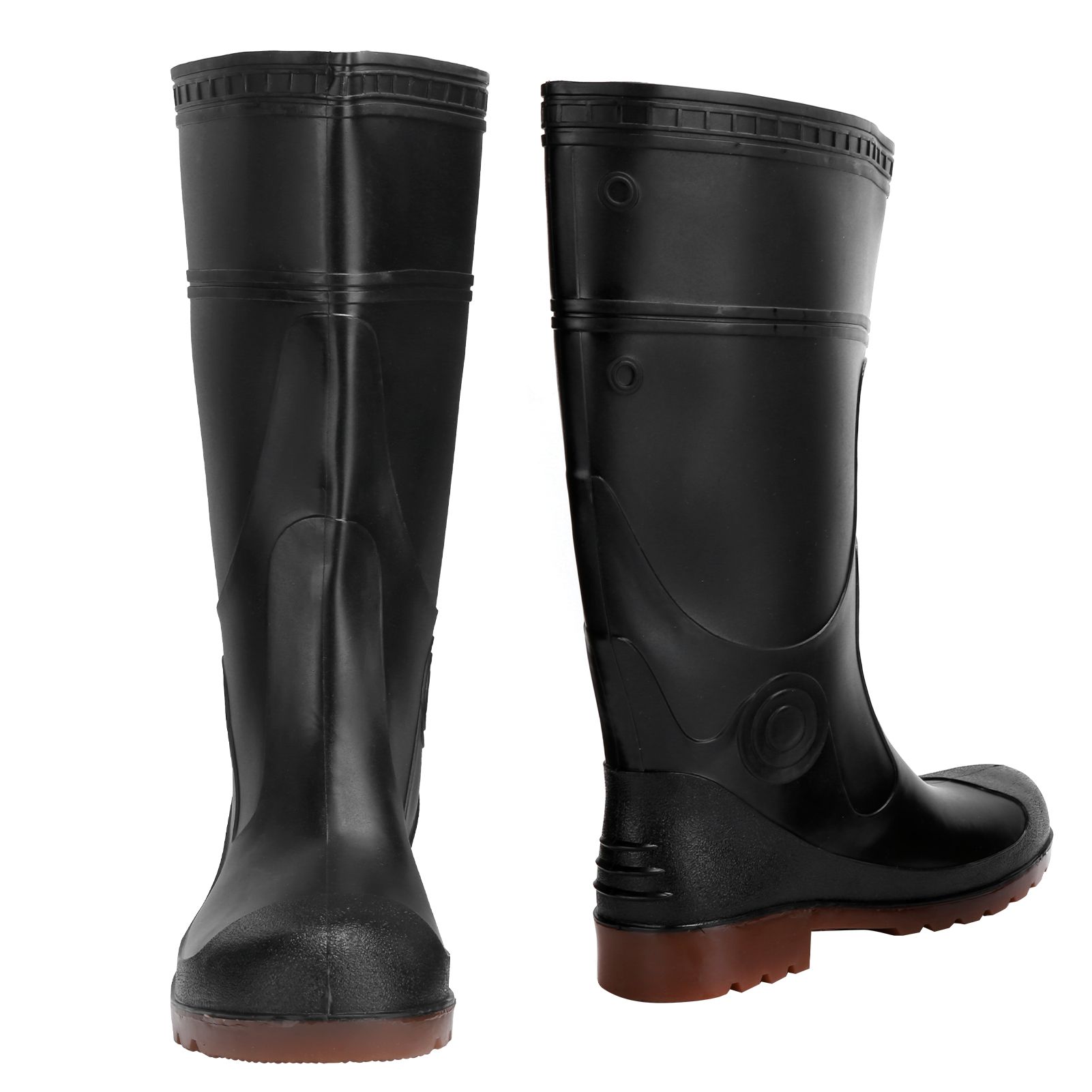 1 Pair Rain Boots PVC Non Slip Waterproof Safety Work Rain Shoes Footwear view 4
