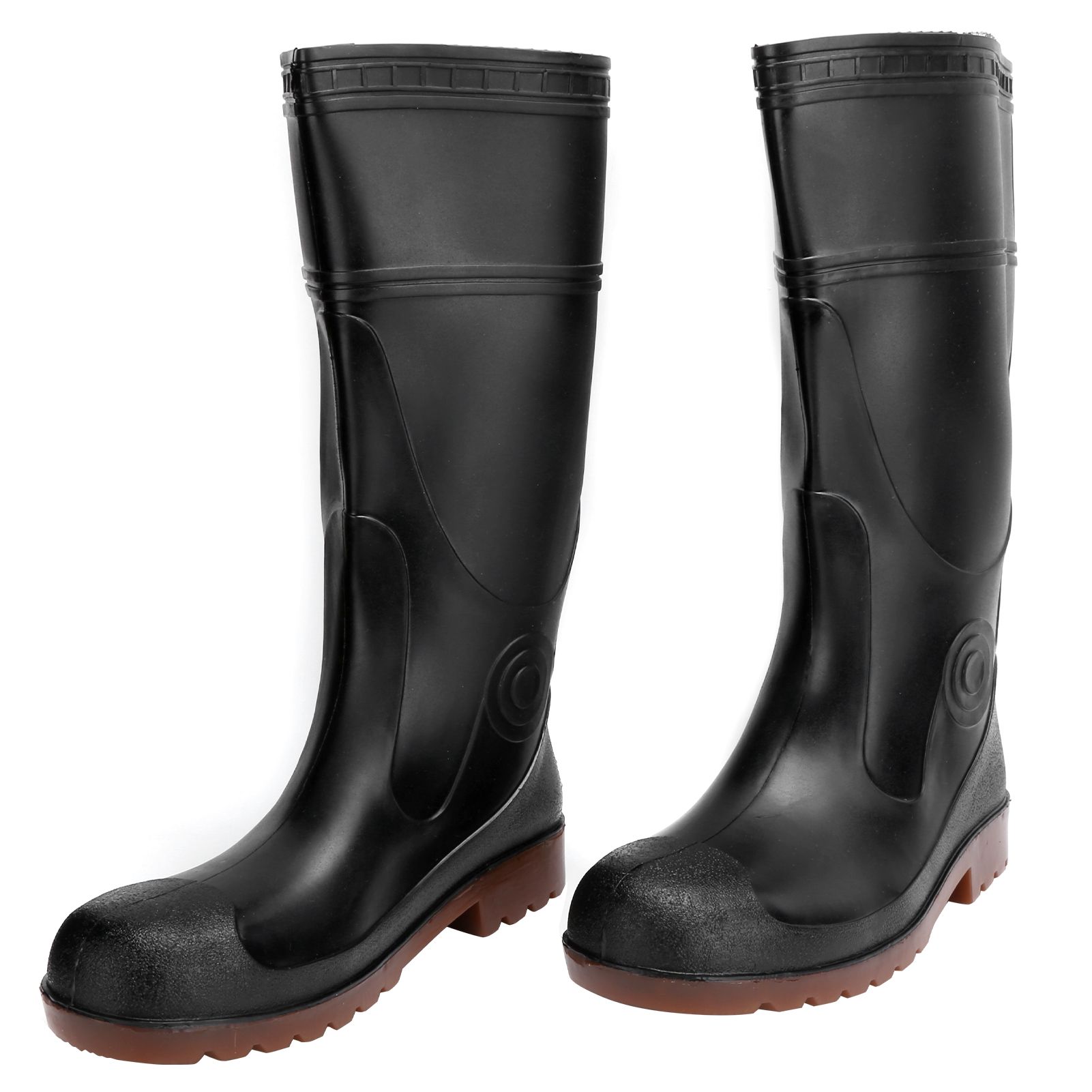 1 Pair Rain Boots PVC Non Slip Waterproof Safety Work Rain Shoes Footwear view 5
