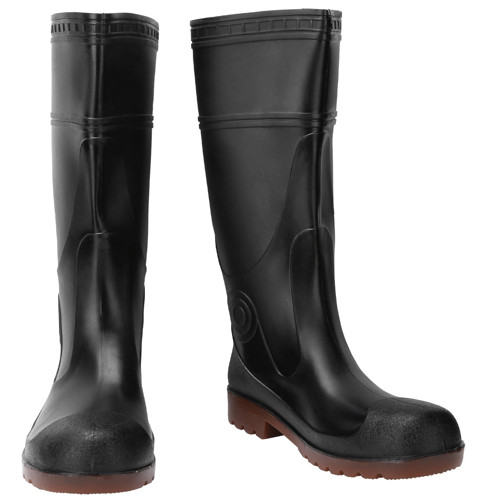 1 Pair Rain Boots PVC Non Slip Waterproof Safety Work Rain Shoes Footwear view 6