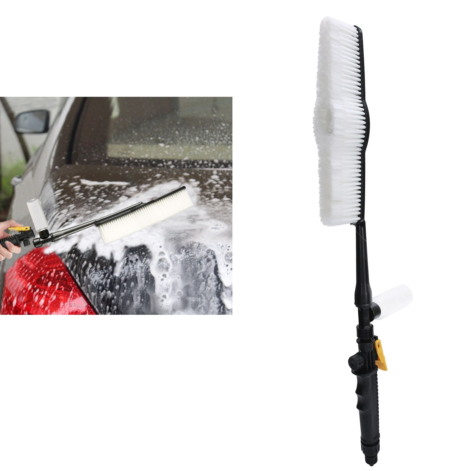 Car Wash Brush Cleaning Kit Washing Tool with Handle Switch Foam Bottle Car view 9