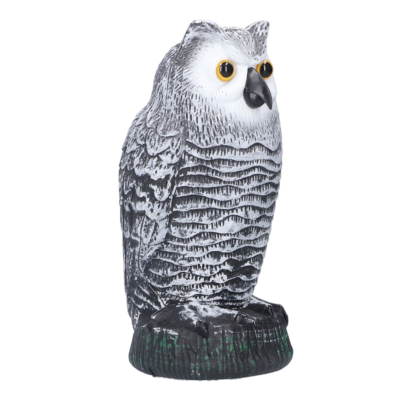 Plastic Hunting Fake Owl Decoys Outdoor Garden Yards Ornaments Pest Deterrent