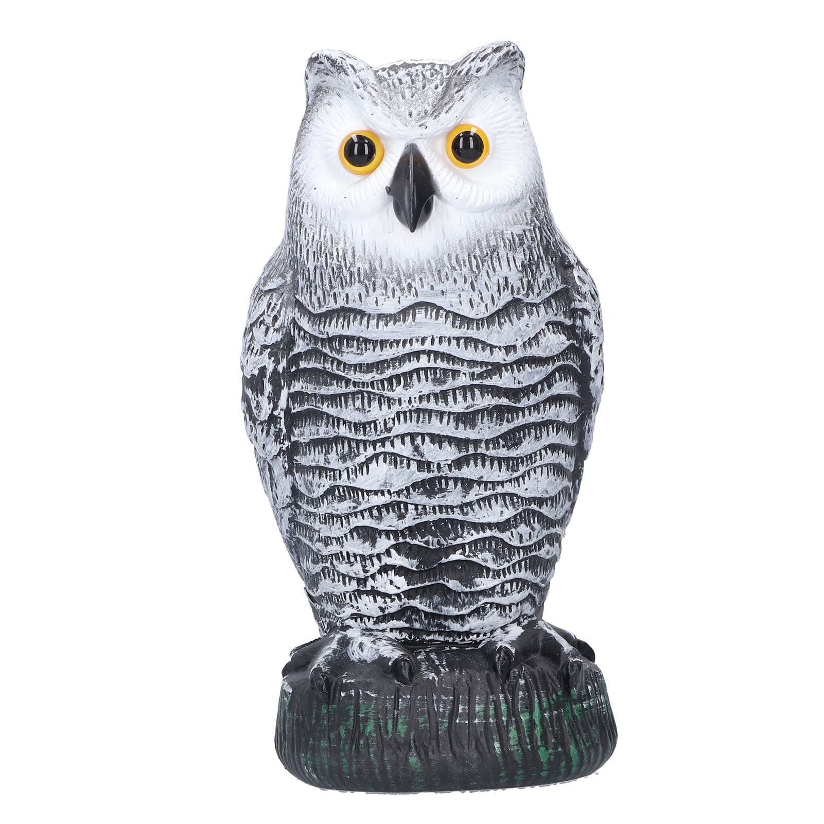 Plastic Hunting Fake Owl Decoys Outdoor Garden Yards Ornaments Pest Deterrent view 2