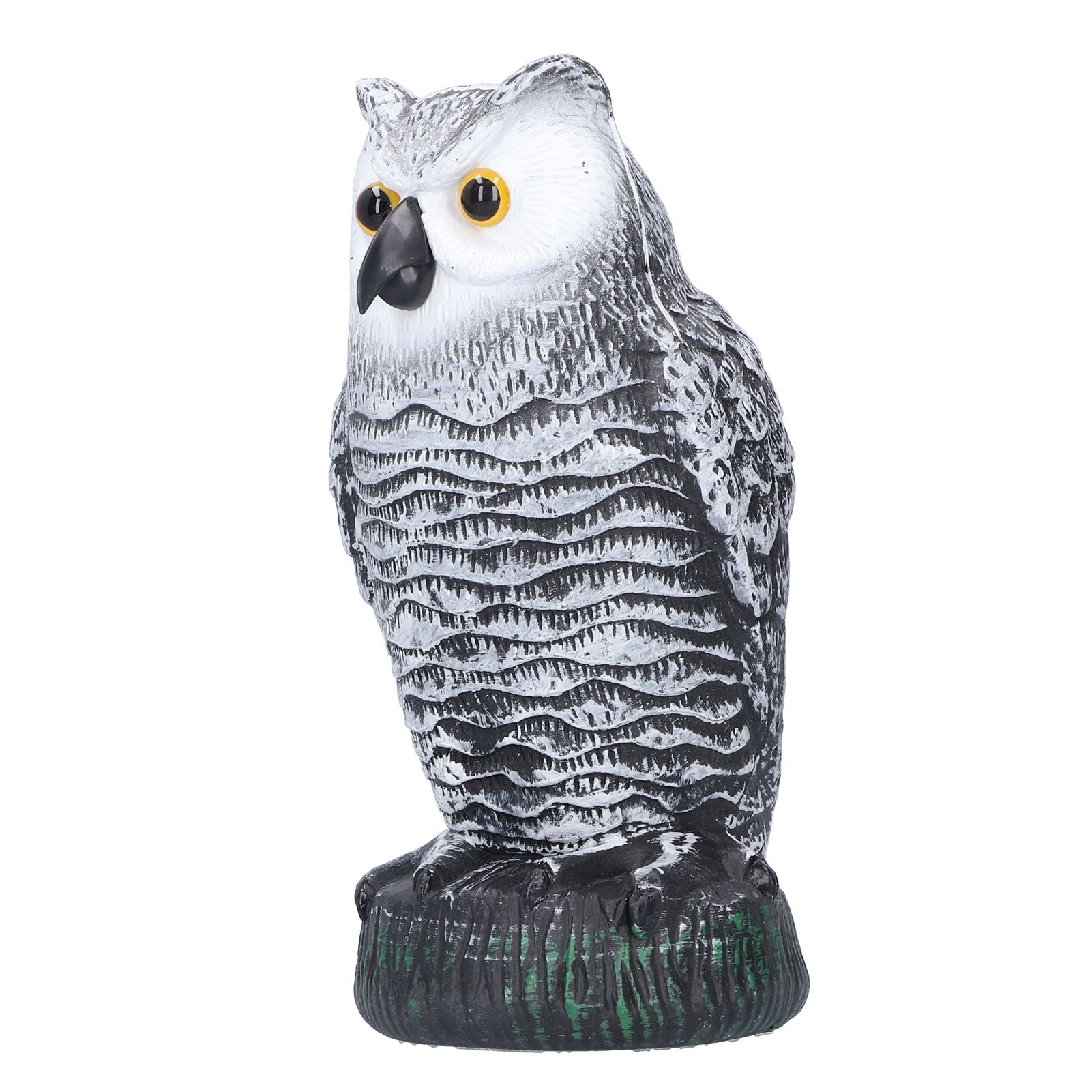 Plastic Hunting Fake Owl Decoys Outdoor Garden Yards Ornaments Pest Deterrent view 3