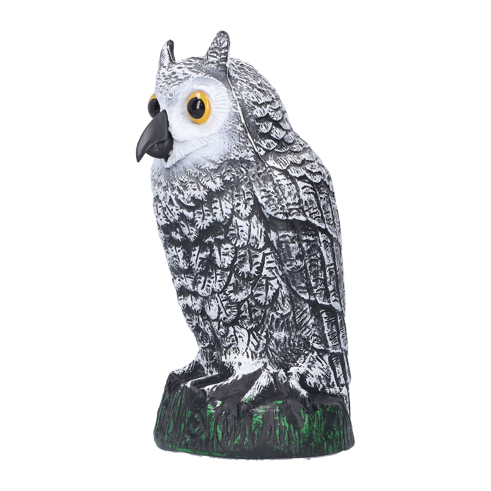 Plastic Hunting Fake Owl Decoys Outdoor Garden Yards Ornaments Pest Deterrent