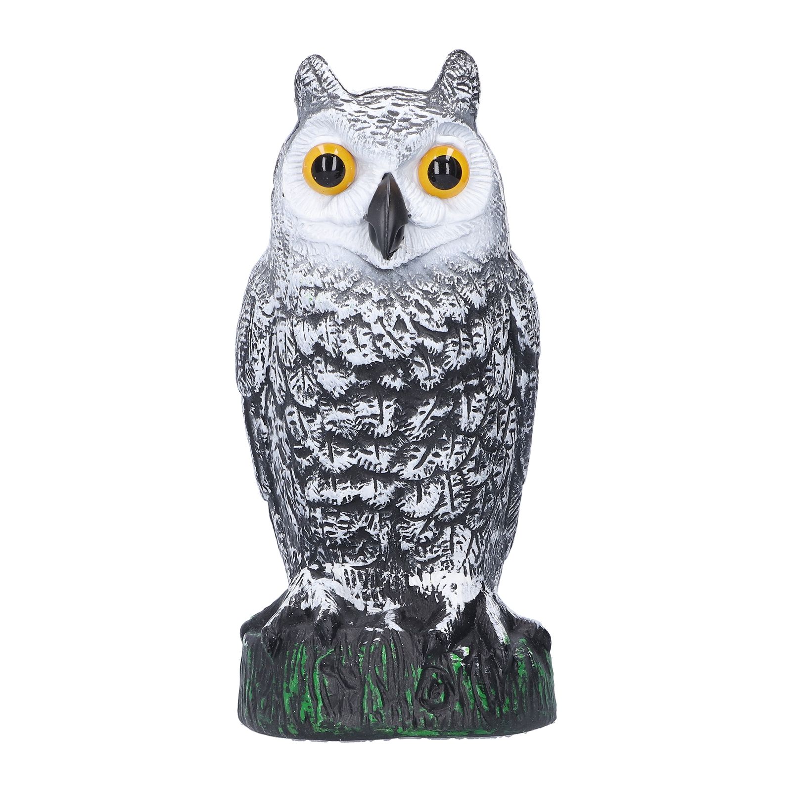 Plastic Hunting Fake Owl Decoys Outdoor Garden Yards Ornaments Pest Deterrent view 2