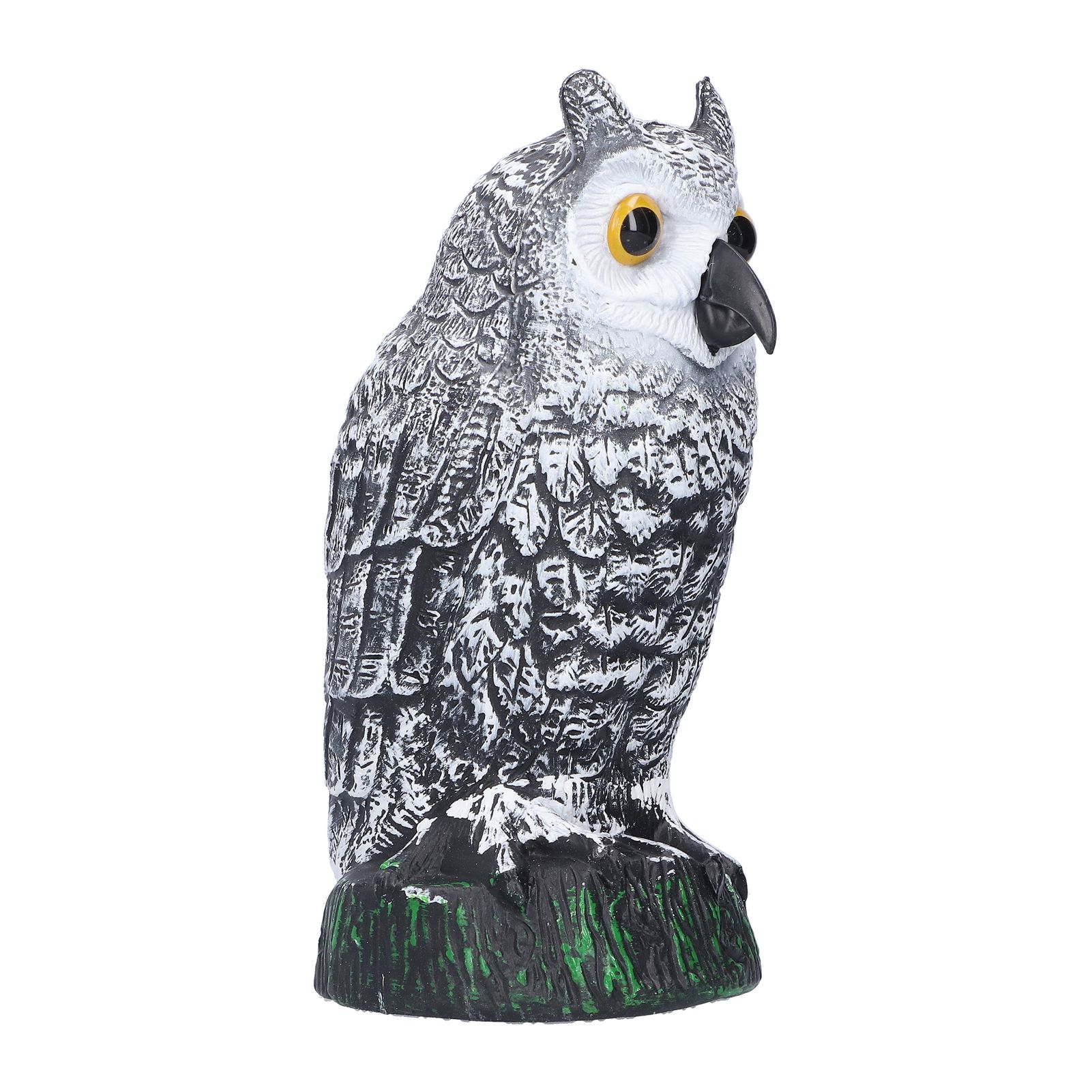 Plastic Hunting Fake Owl Decoys Outdoor Garden Yards Ornaments Pest Deterrent view 3