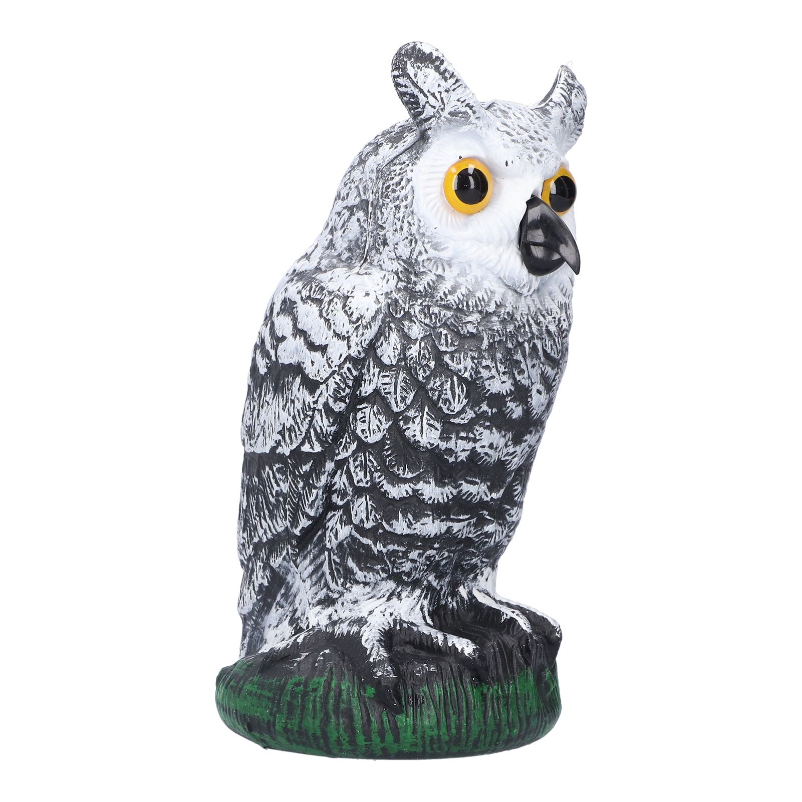 Plastic Hunting Fake Owl Decoys Outdoor Garden Yards Ornaments Pest Deterrent