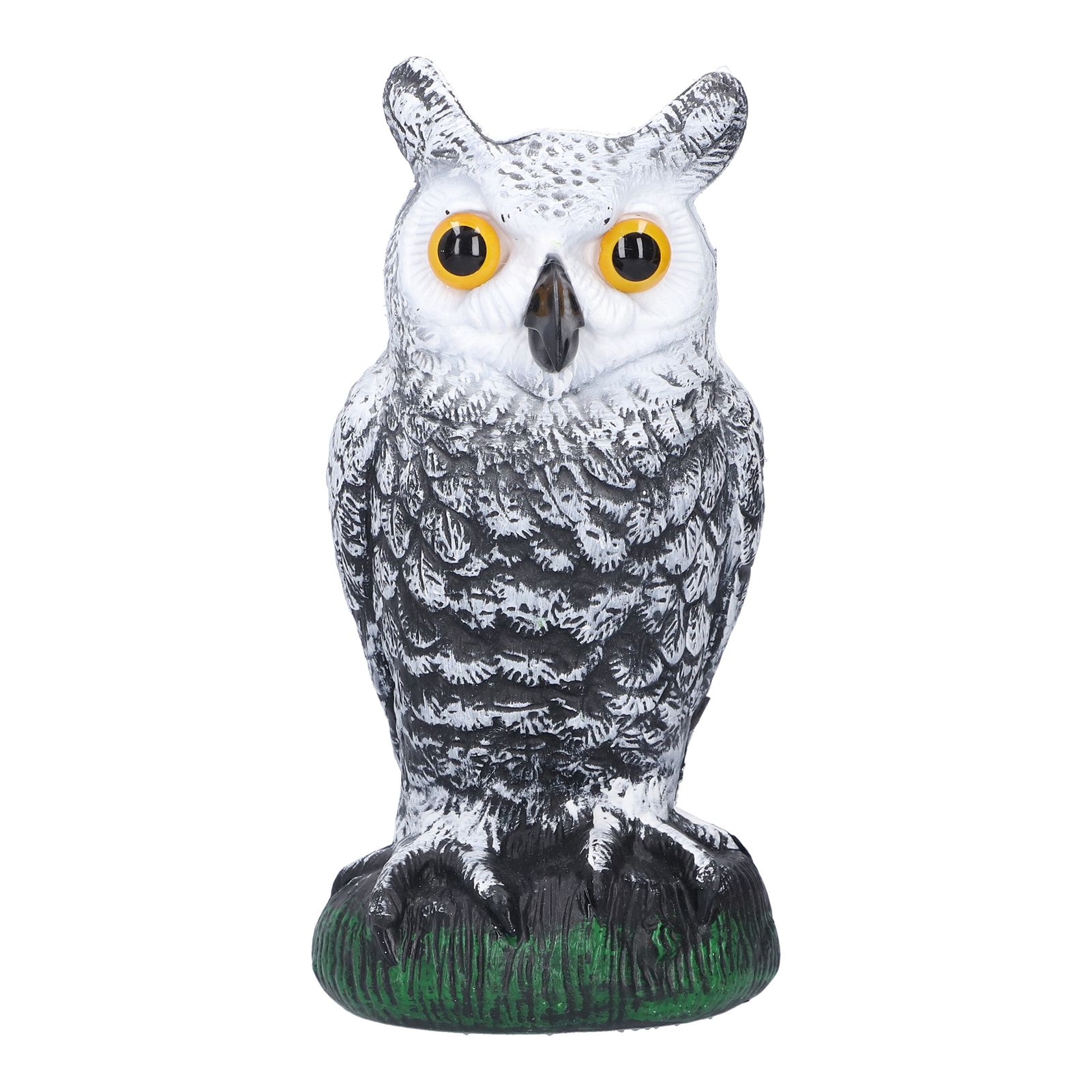 Plastic Hunting Fake Owl Decoys Outdoor Garden Yards Ornaments Pest Deterrent view 2