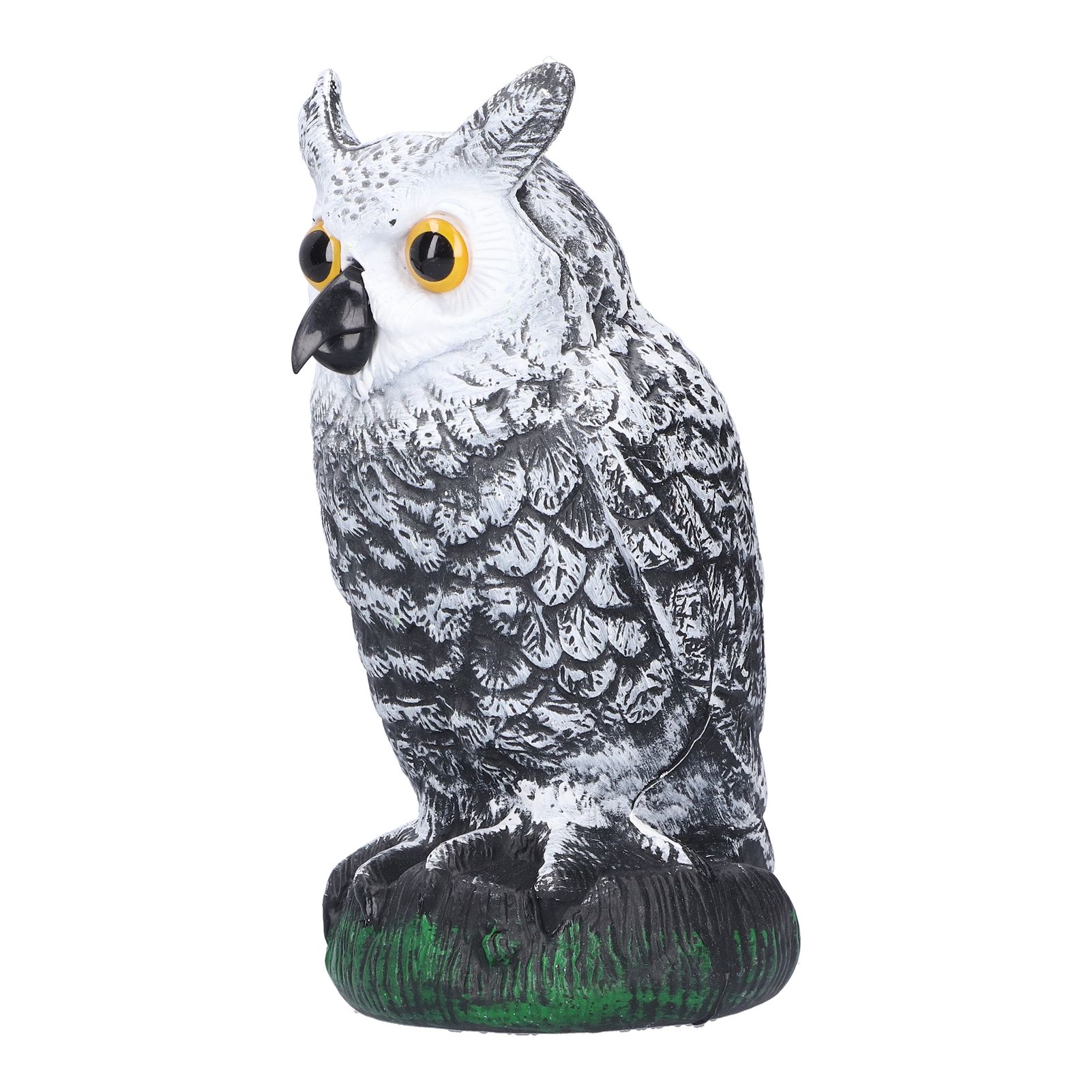 Plastic Hunting Fake Owl Decoys Outdoor Garden Yards Ornaments Pest Deterrent view 3