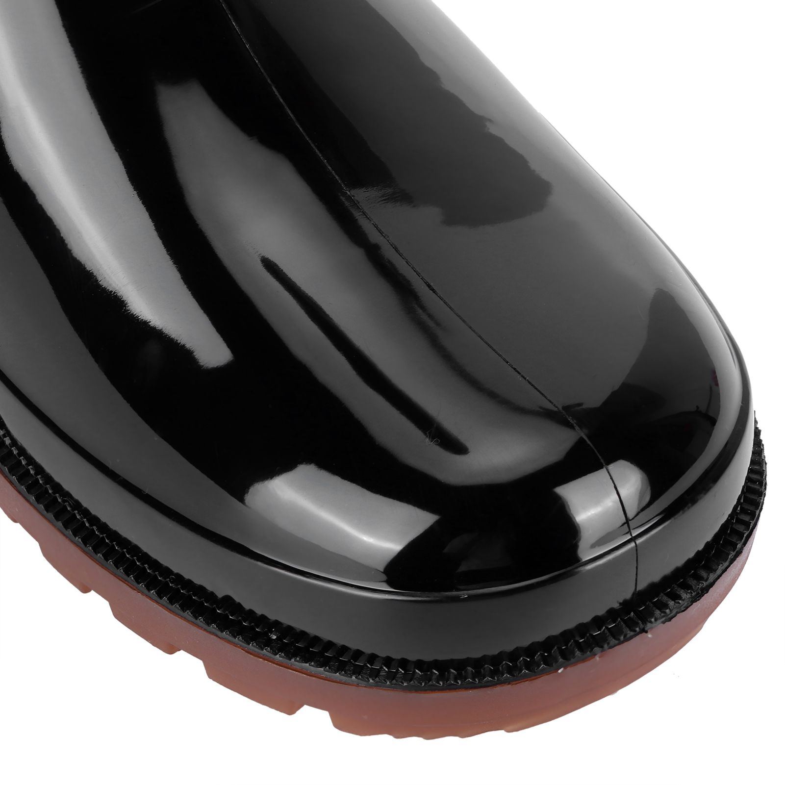 Professional Garden Waterproof Boots Simple High Gloss Non Slip Fishing Farm view 12