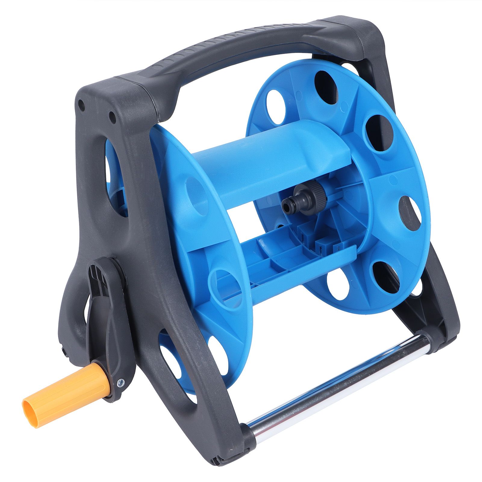 G1/2in Garden Hose Reel Rack Portable Water Pipe Storage Organizer Winding Tools view 6
