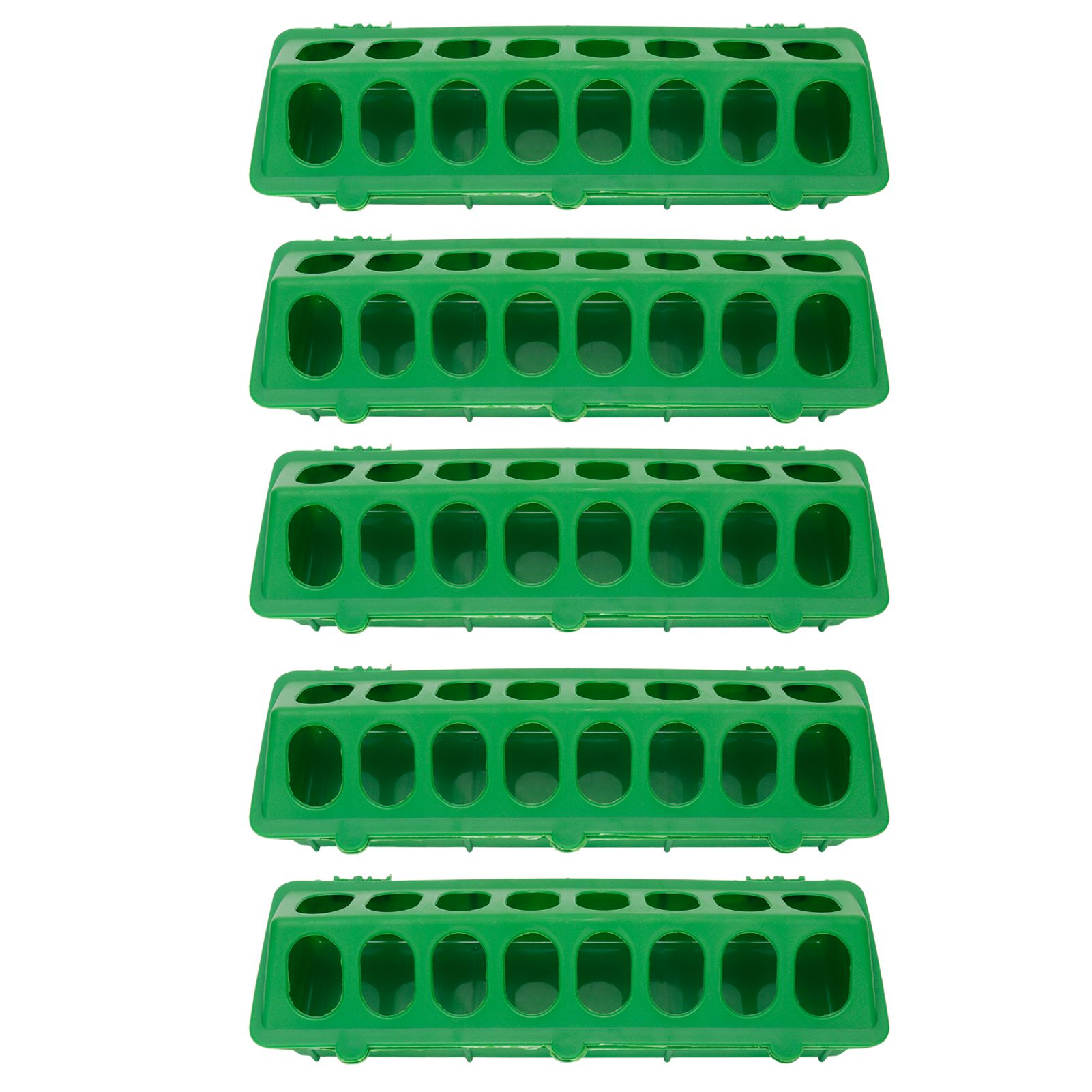 5Set Bird Feeding Trough Thicken Birdcage Hanging Feeder Bowl Box Feeding view 3