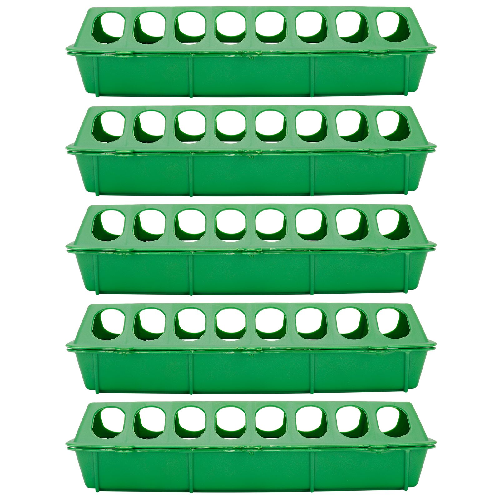 5Set Bird Feeding Trough Thicken Birdcage Hanging Feeder Bowl Box Feeding view 4