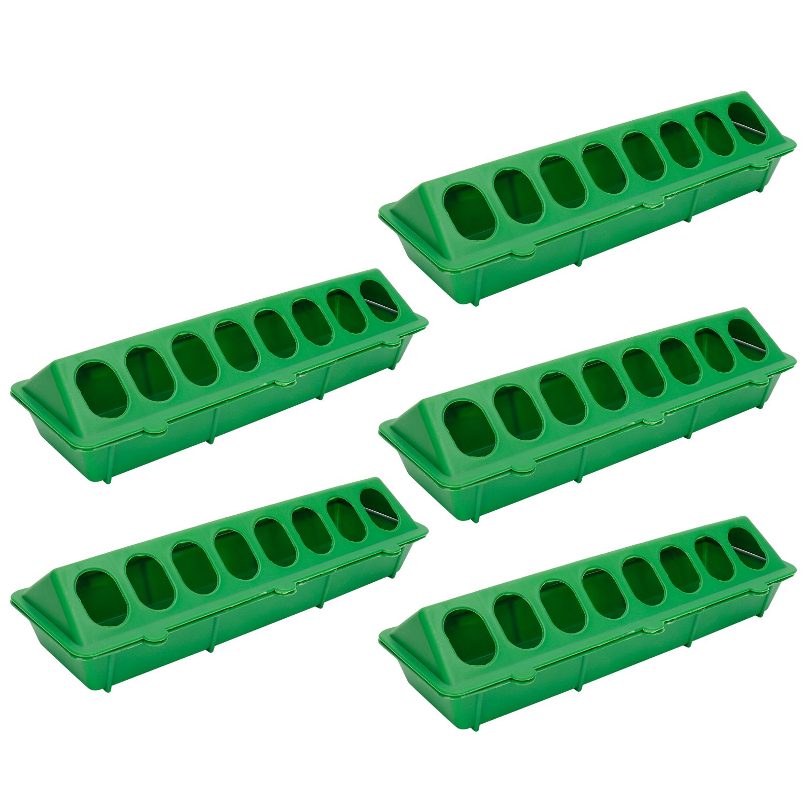 5Set Bird Feeding Trough Thicken Birdcage Hanging Feeder Bowl Box Feeding view 5