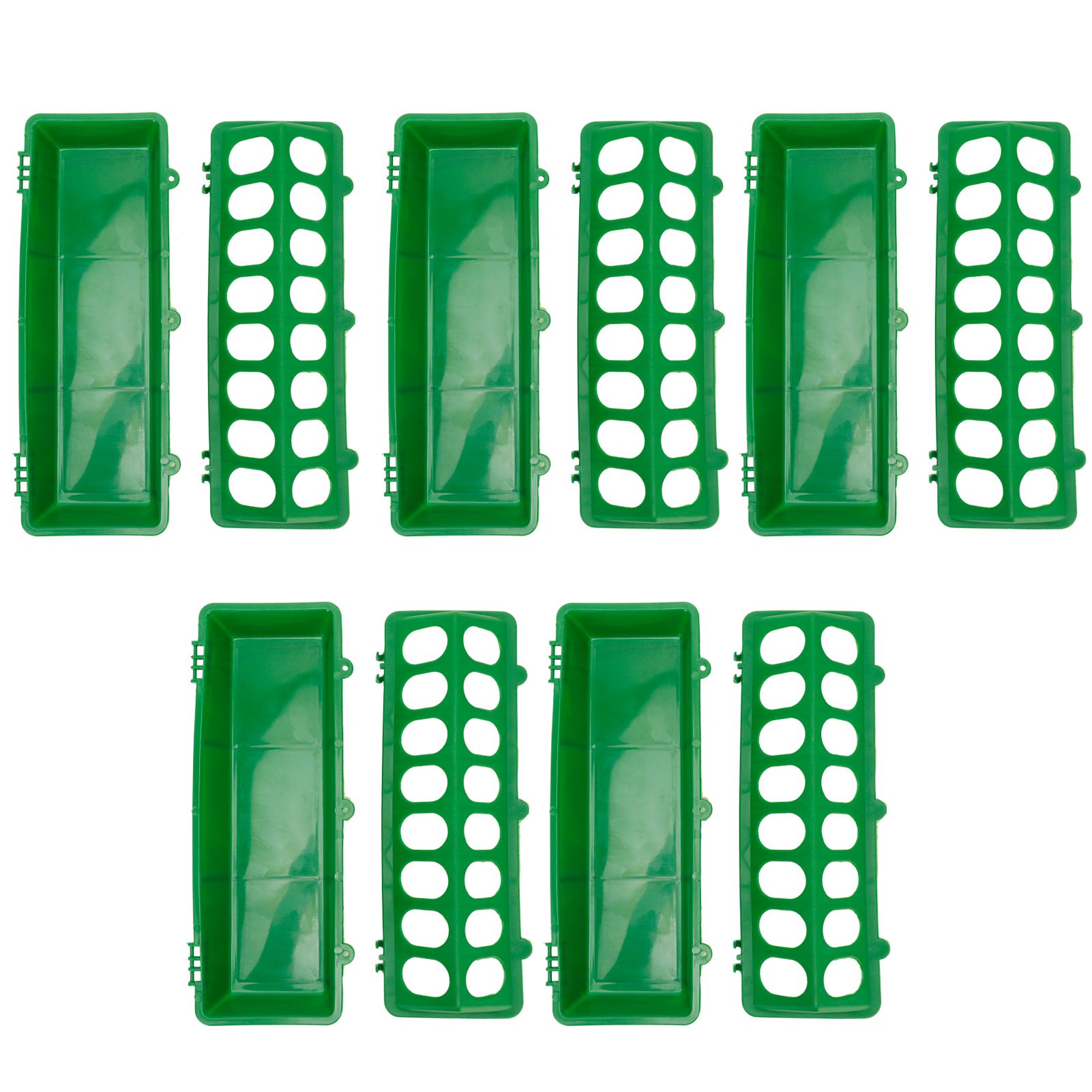 5Set Bird Feeding Trough Thicken Birdcage Hanging Feeder Bowl Box Feeding view 8