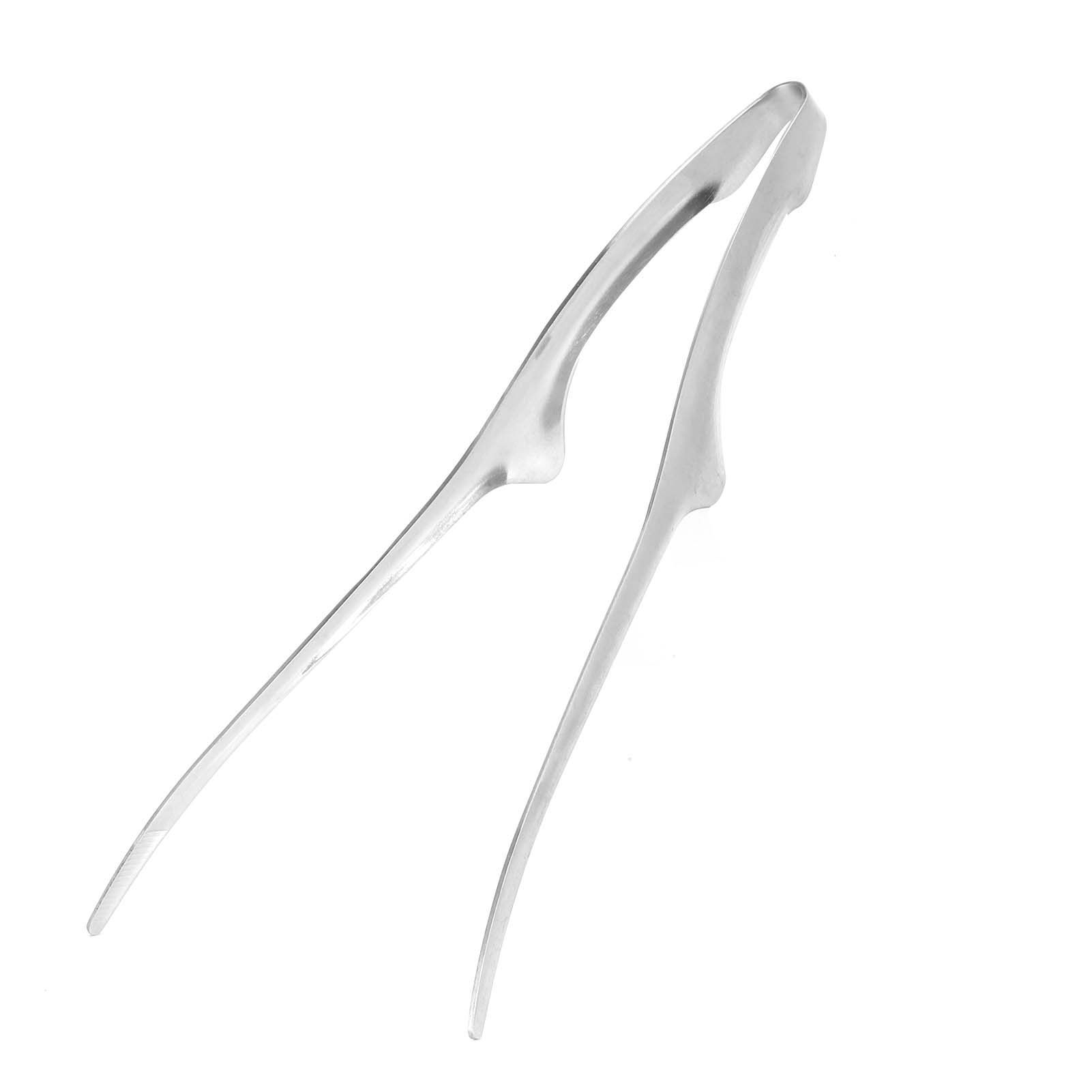 Barbecue Tongs Non Stick Stainless Steel Food Clamp Bread Serving Clip Kitchen view 3