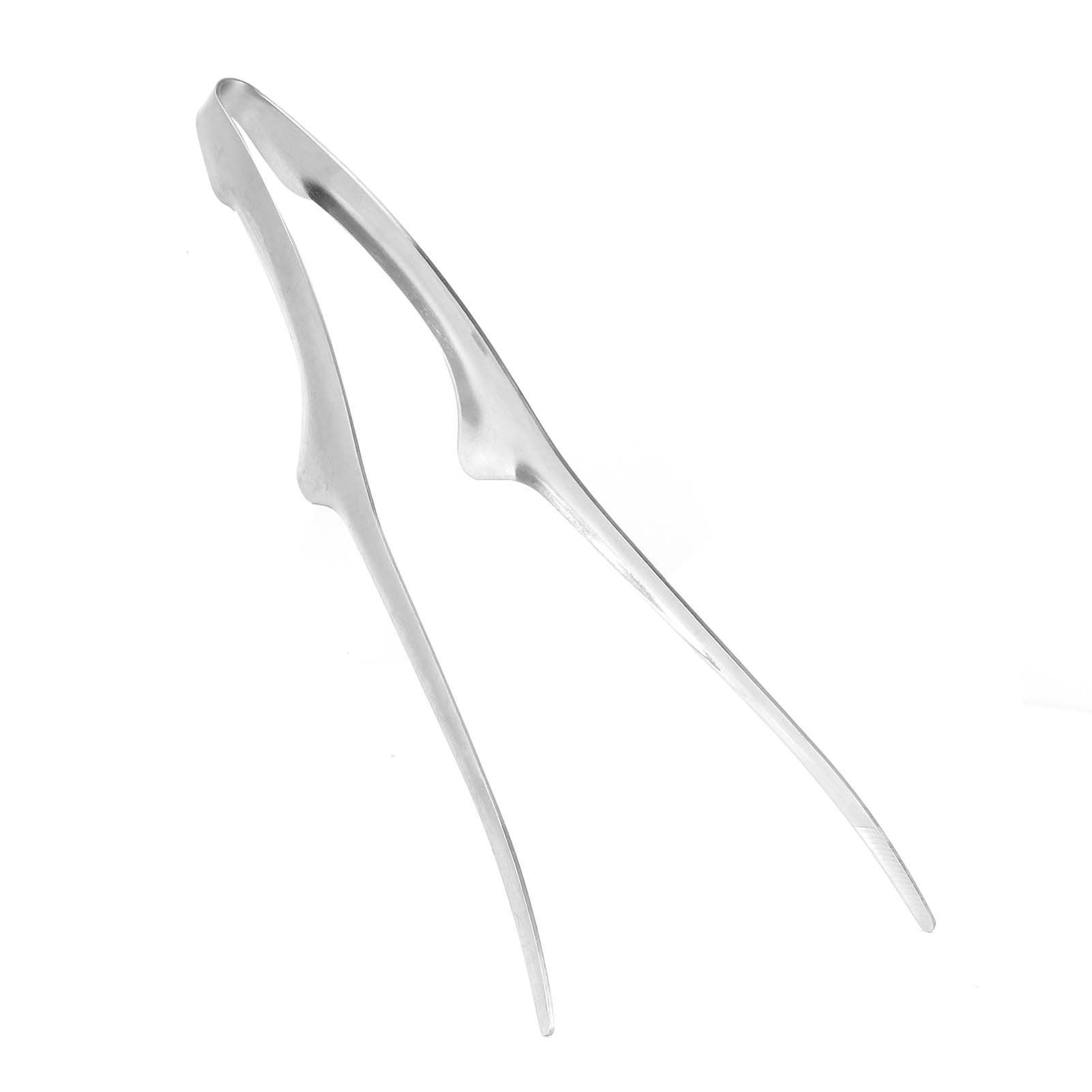Barbecue Tongs Non Stick Stainless Steel Food Clamp Bread Serving Clip Kitchen view 4