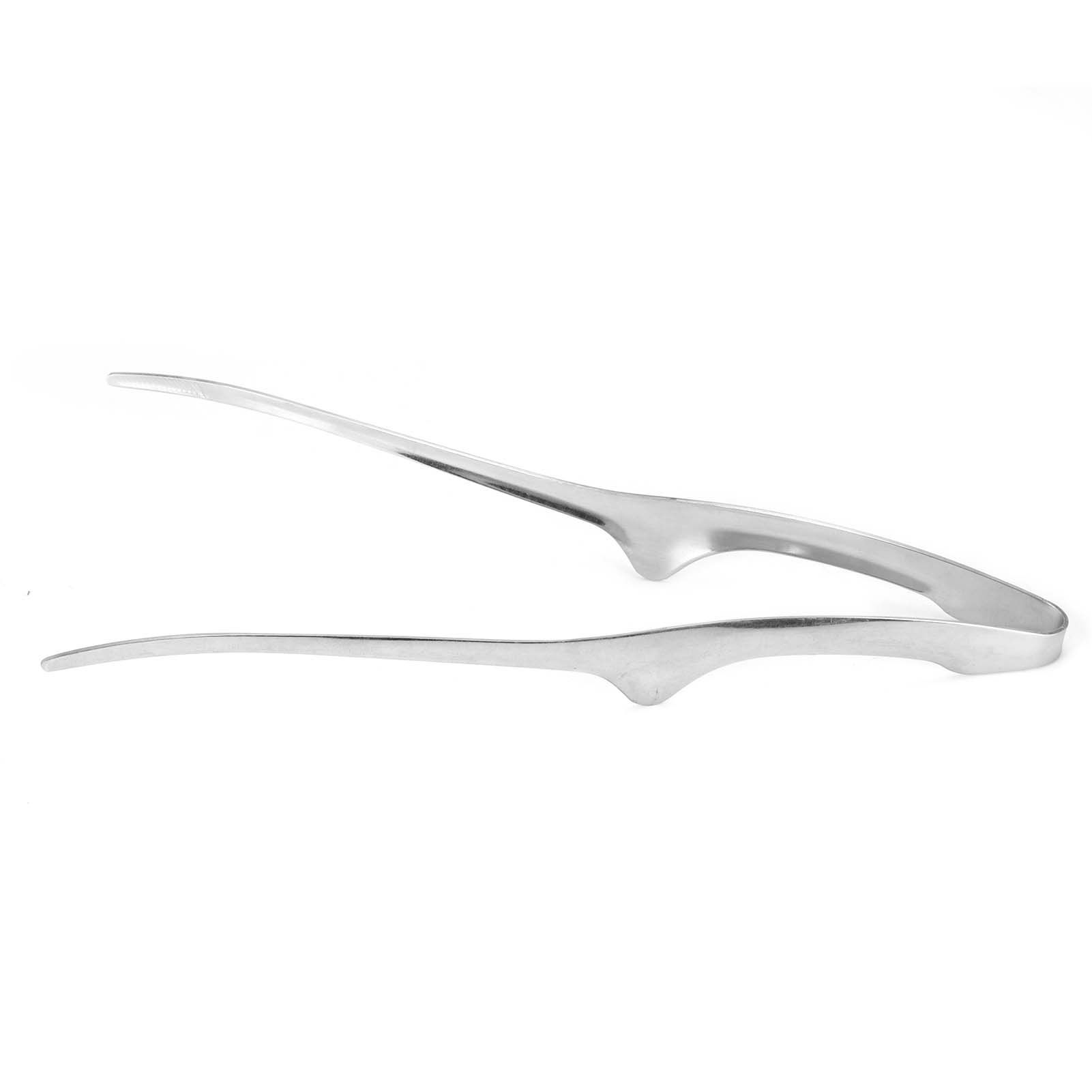 Barbecue Tongs Non Stick Stainless Steel Food Clamp Bread Serving Clip Kitchen view 8
