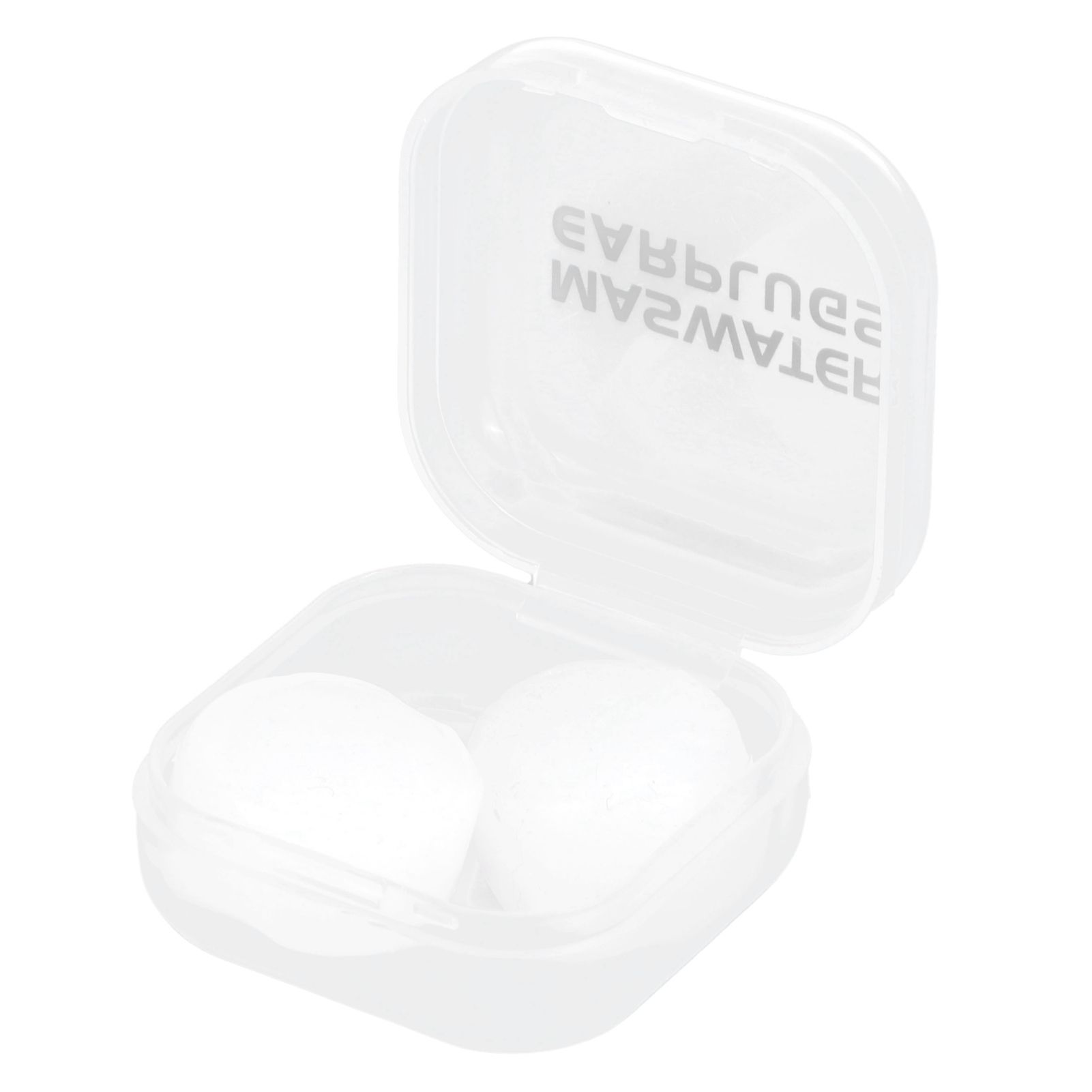 8Pcs DIY Ear Plugs Portable Reusable Swimming Earplugs Noise Reduction Transparent