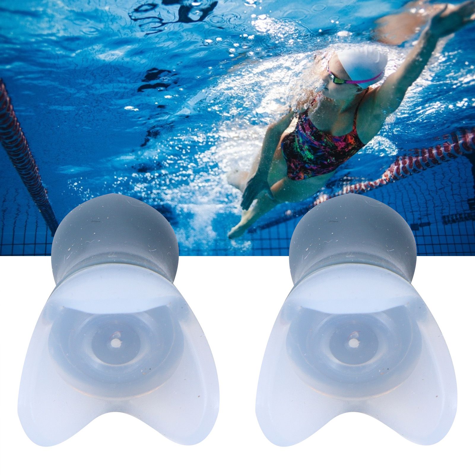 Swimming Waterproof Earplugs Flying Noise Reduction Silicone Ear Plug with view 11
