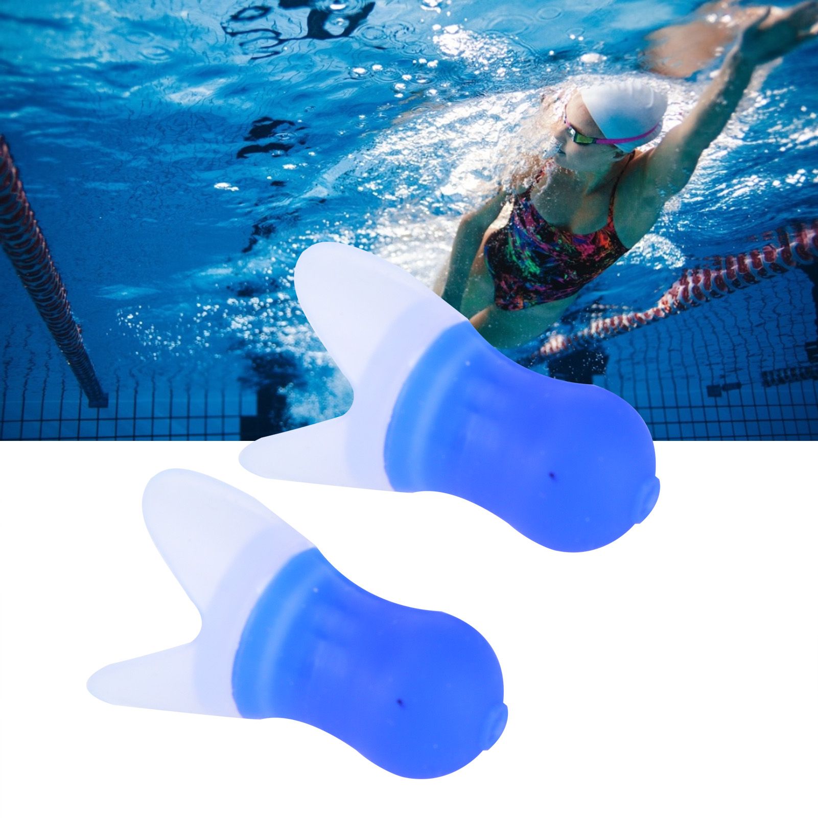 Swimming Waterproof Earplugs Flying Noise Reduction Silicone Ear Plug with view 11