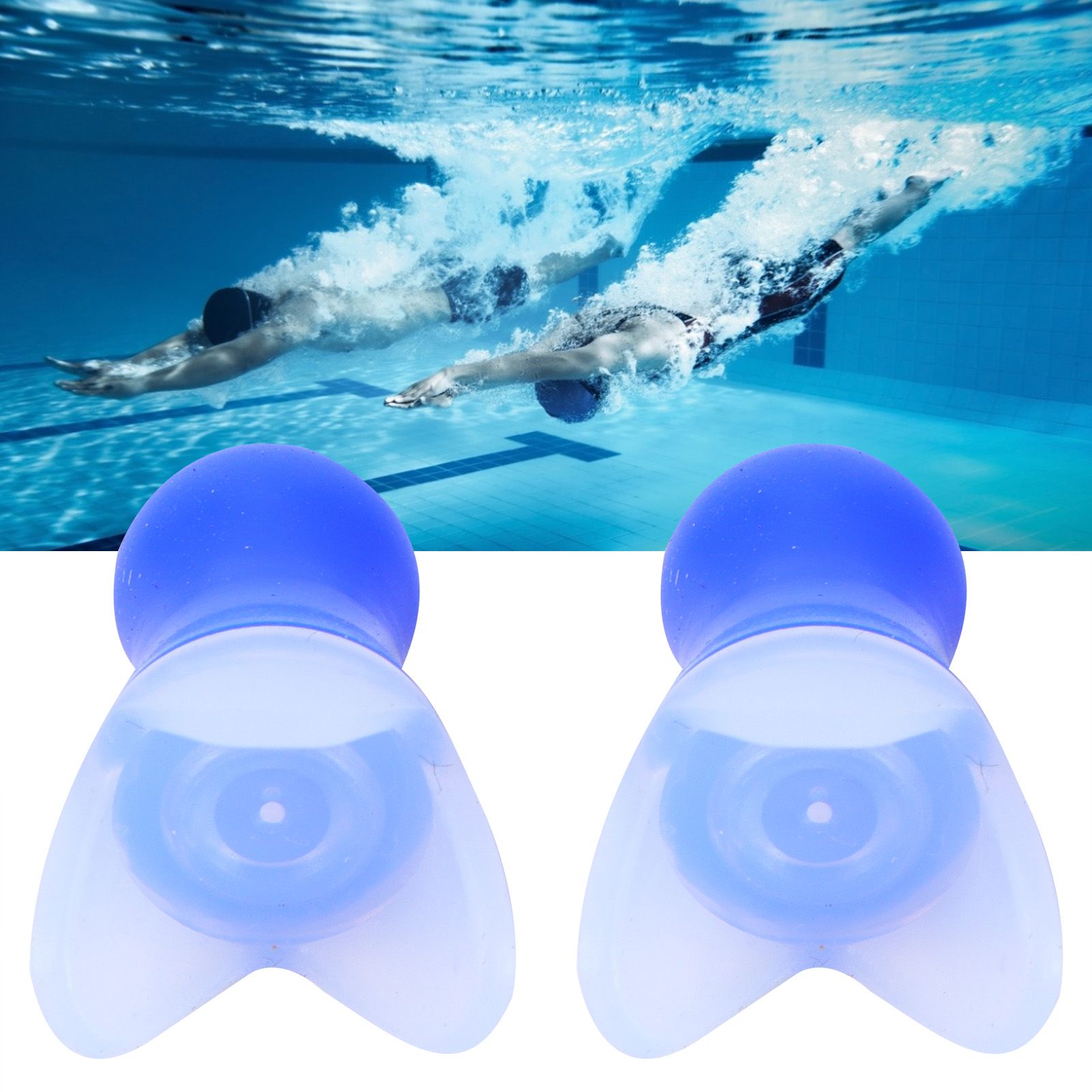 Swimming Waterproof Earplugs Flying Noise Reduction Silicone Ear Plug with view 12