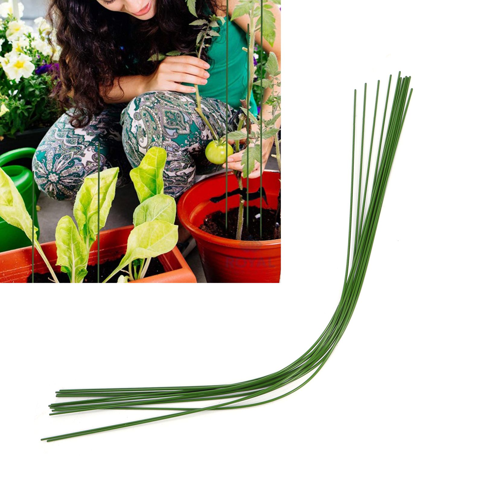 12Pcs Bent Freely DIY Gardening Bracket Multifunctional Flower Branch Shaping view 12