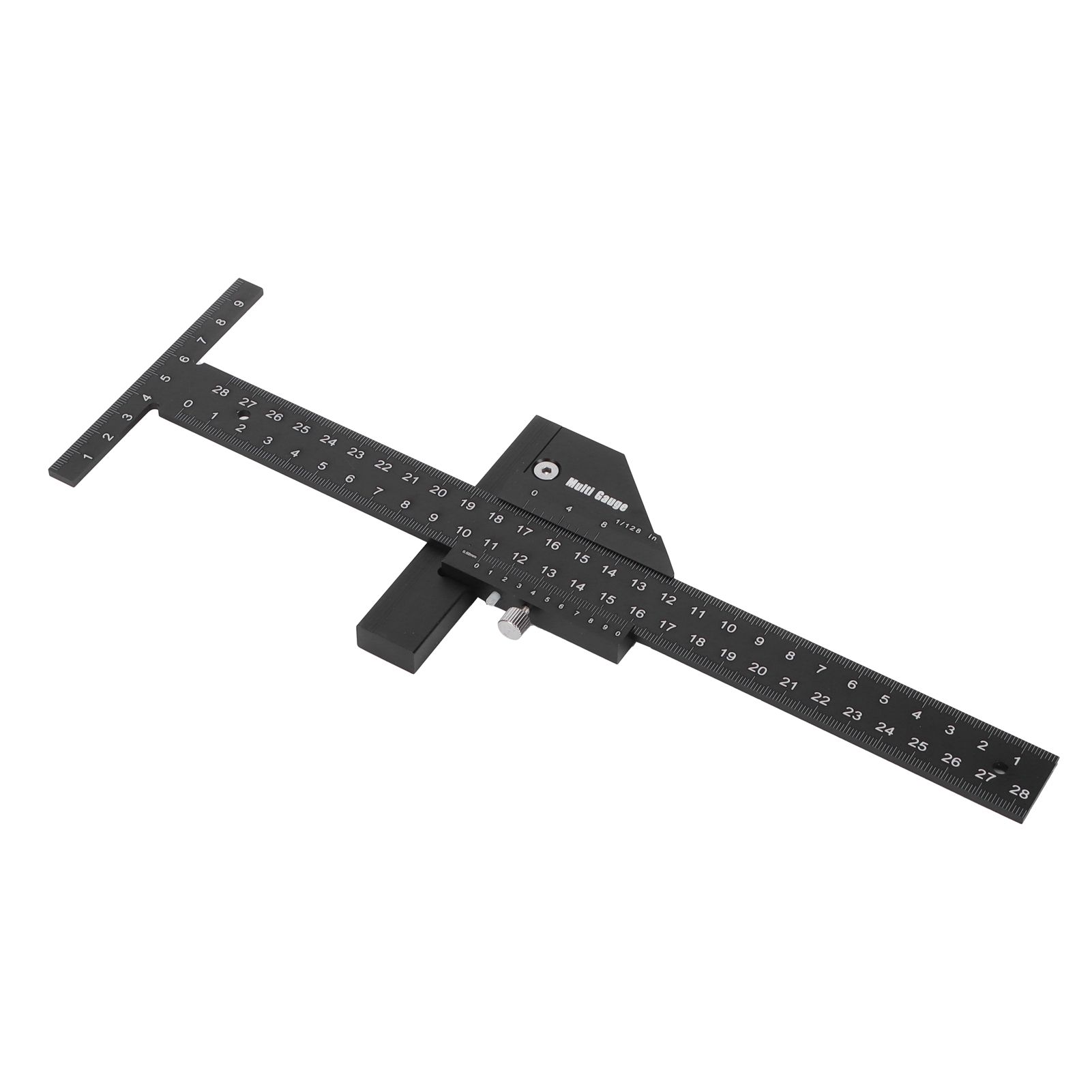 Aluminum Alloy Woodworking Ruler DIY Measuring Tools for Angle Depth Width view 3