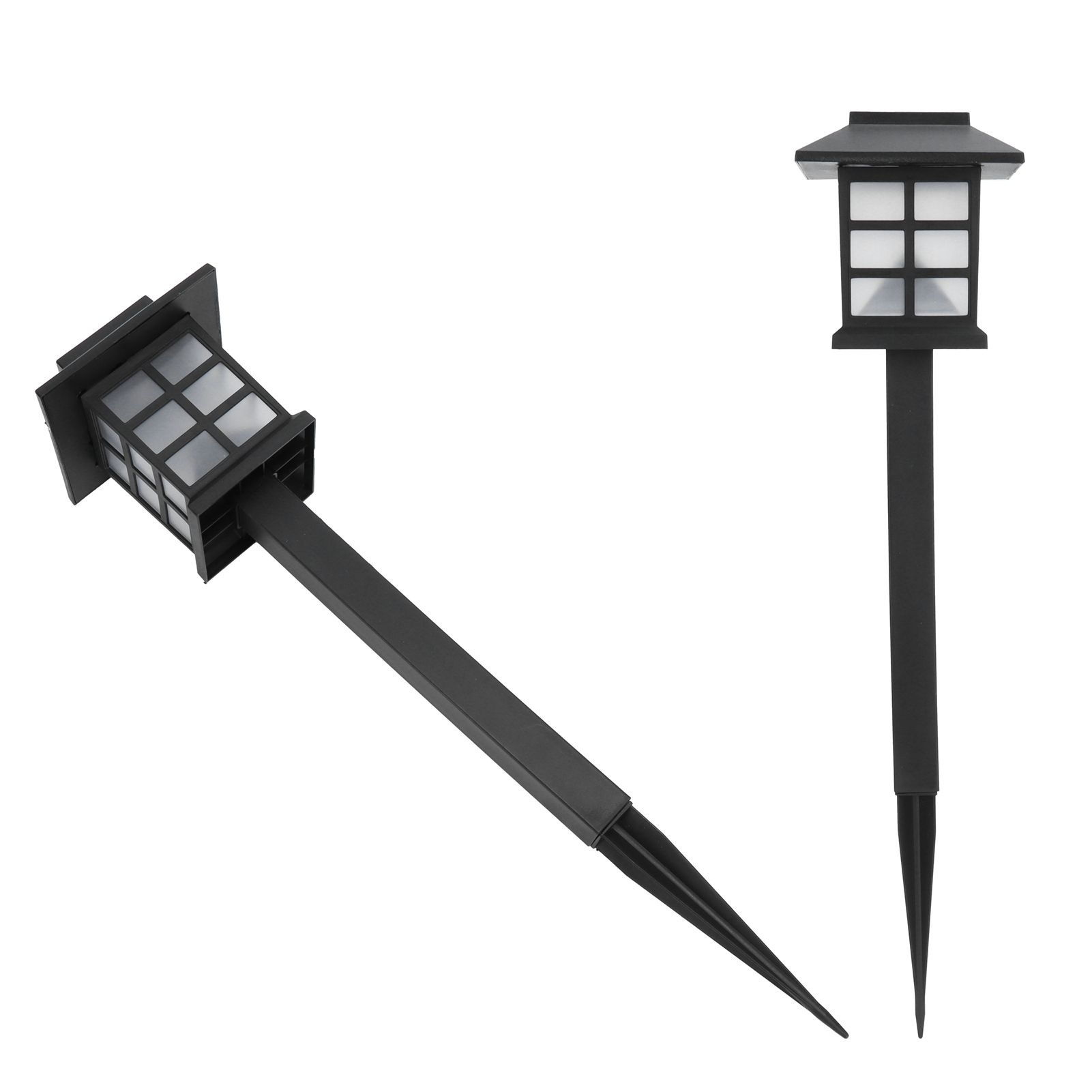 2Set LED Solar Lawn Light Waterproof Small House Shaped Stake Light Walkway view 7