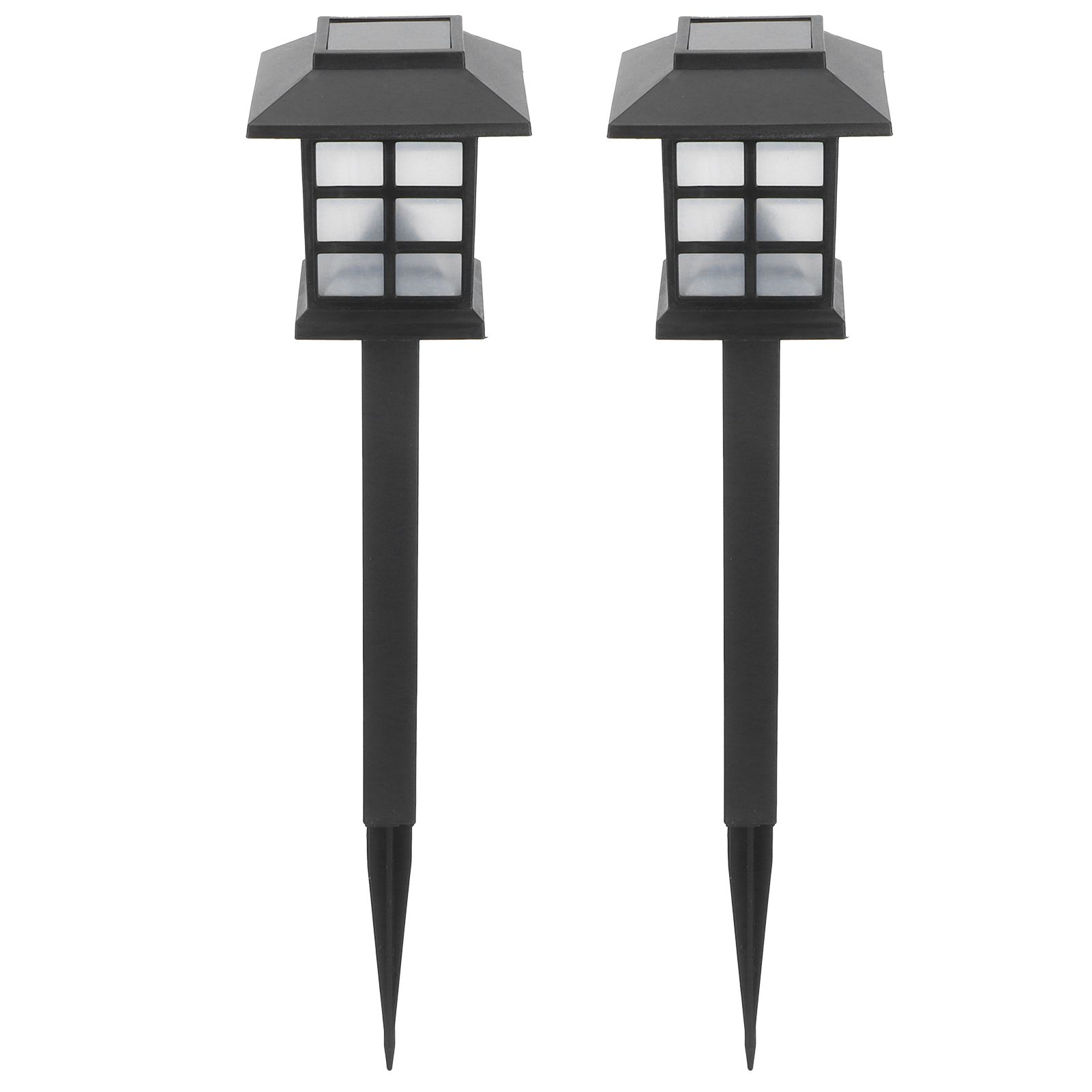 2Set LED Lawn Light Waterproof Solar Powered Paths Lamp Garden Patio Landscape view 4