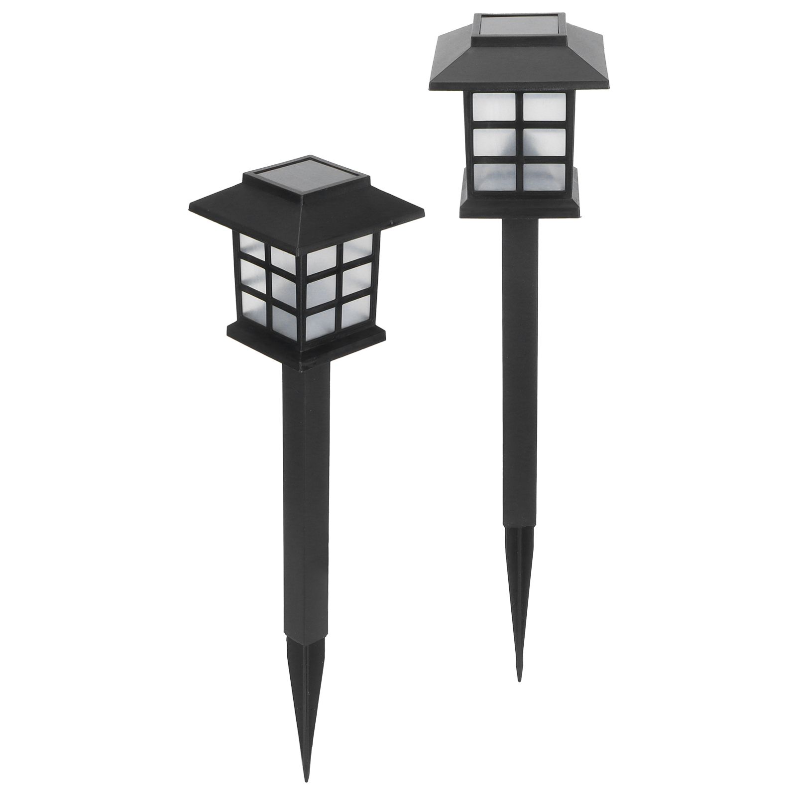 2Set LED Lawn Light Waterproof Solar Powered Paths Lamp Garden Patio Landscape view 9