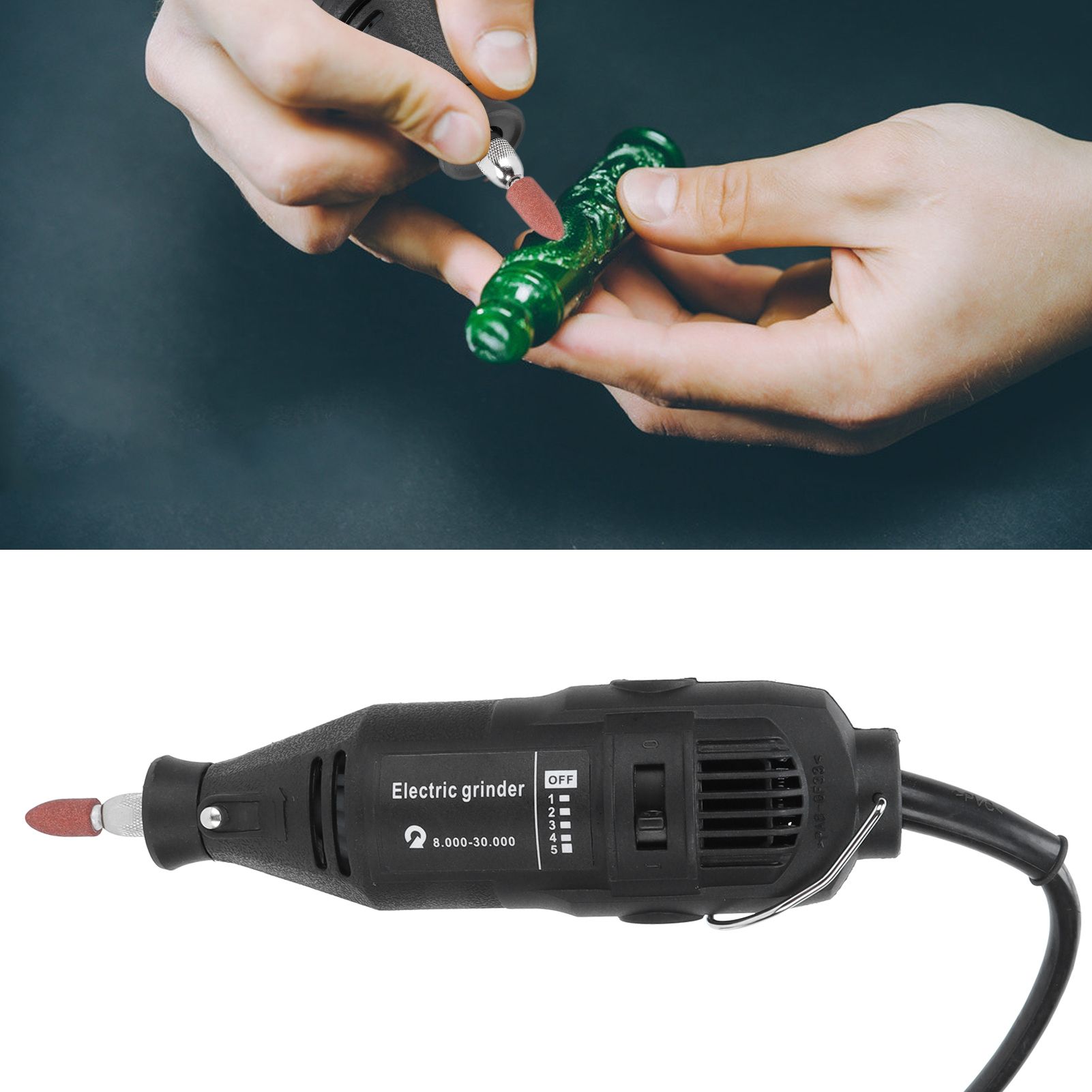 Mini Electric Grinder 130W HandHeld DIY Grinding Drilling Machine 50/60HZ view 12
