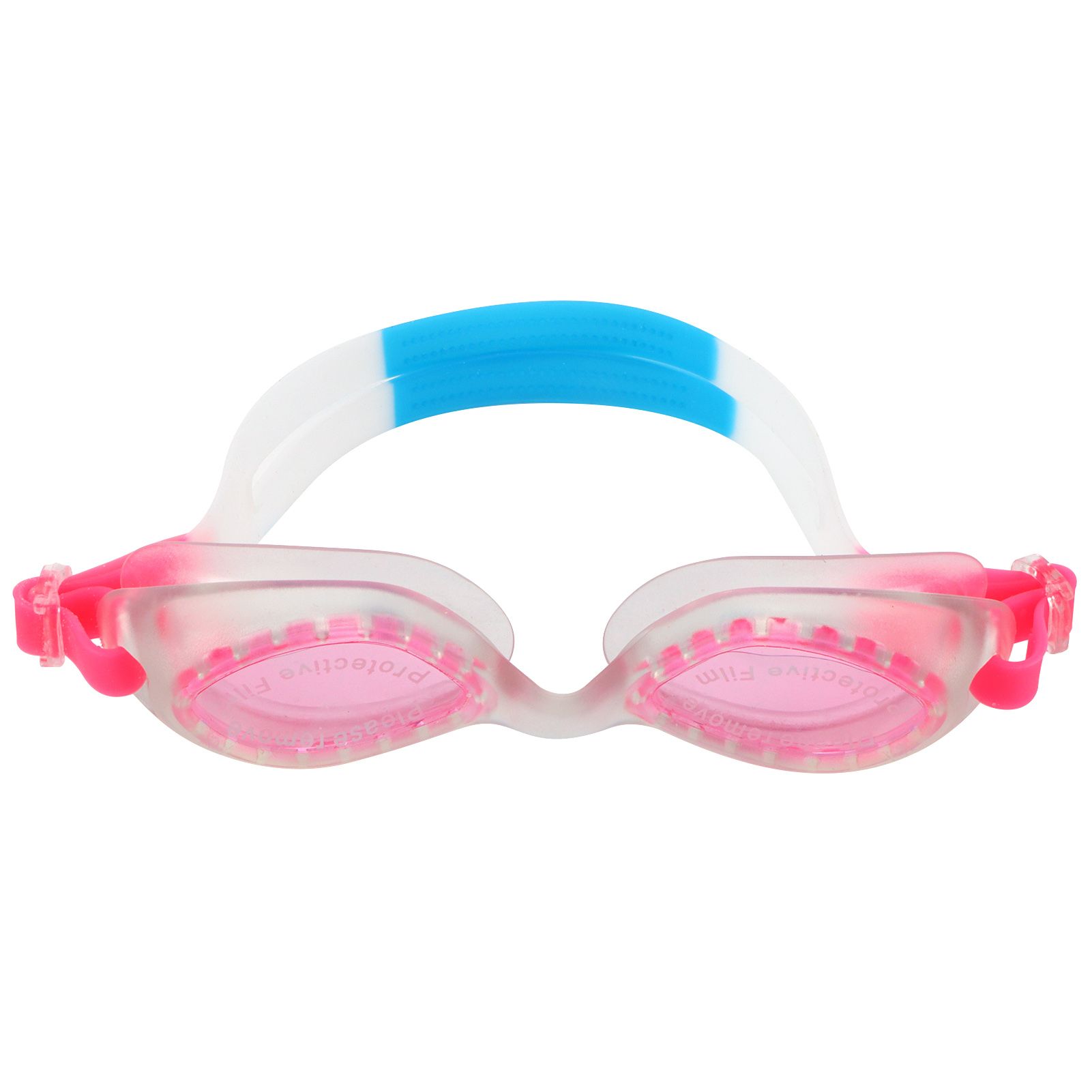 Pink Swimming Goggles Waterproof and AntiFog with Glasses Case Earplugs view 4