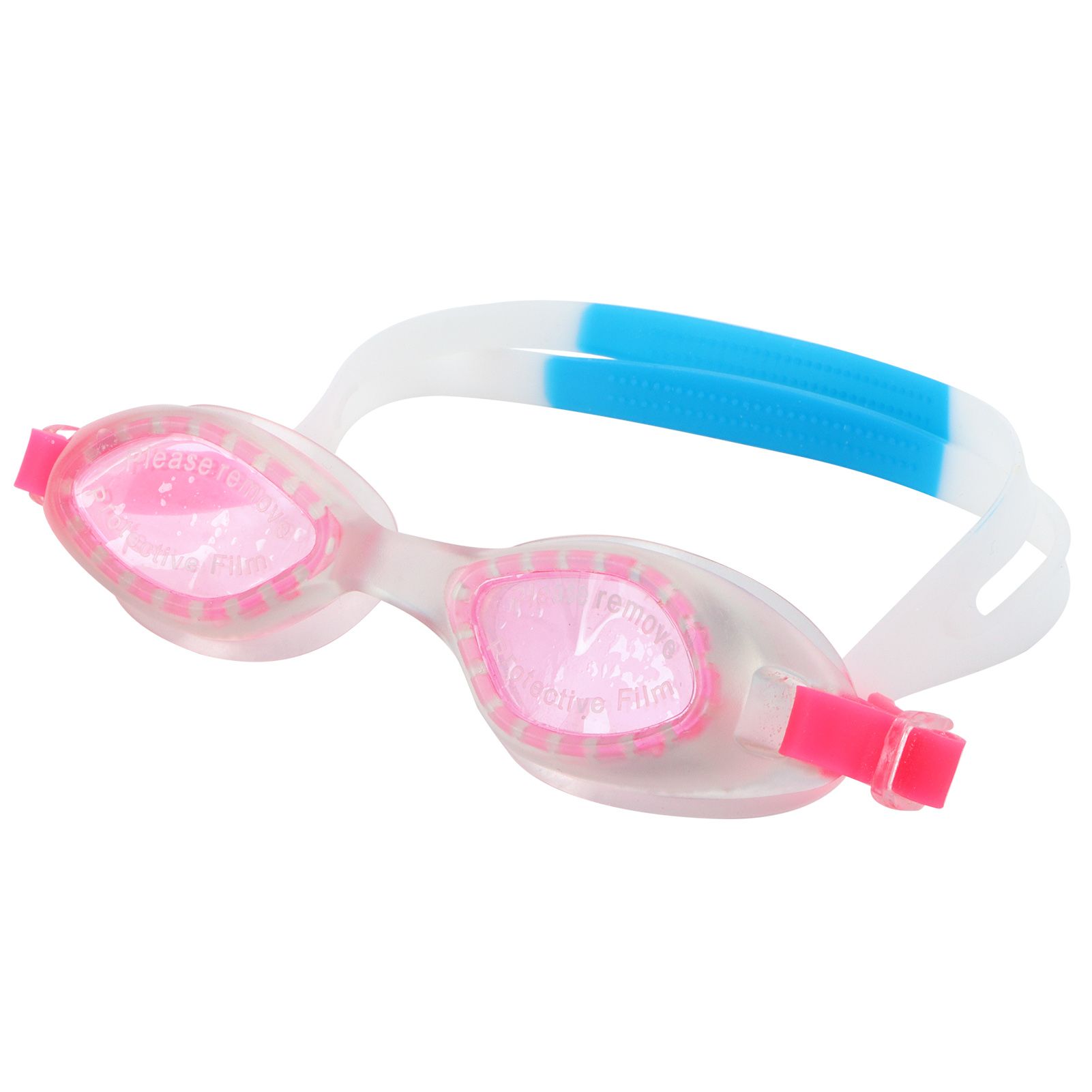 Pink Swimming Goggles Waterproof and AntiFog with Glasses Case Earplugs view 5